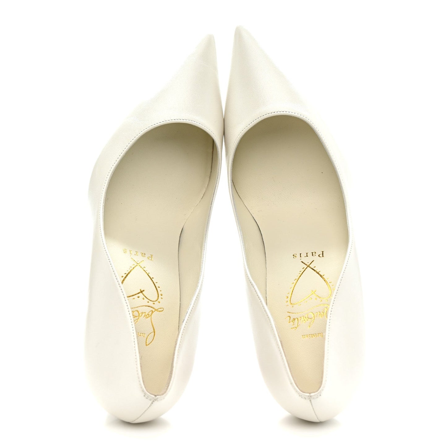 Pearlescent Nappa Miss Z 80 Pumps 38 Bianco