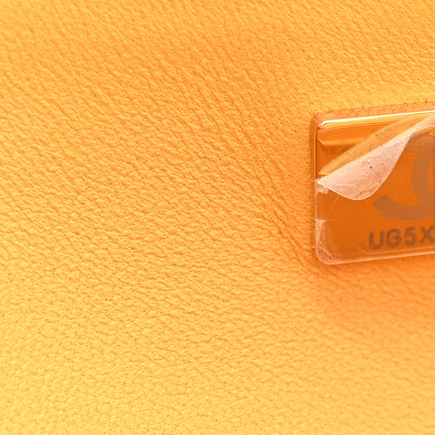 Lambskin Quilted Medium Crystal Top Handle Rectangular Flap Yellow
