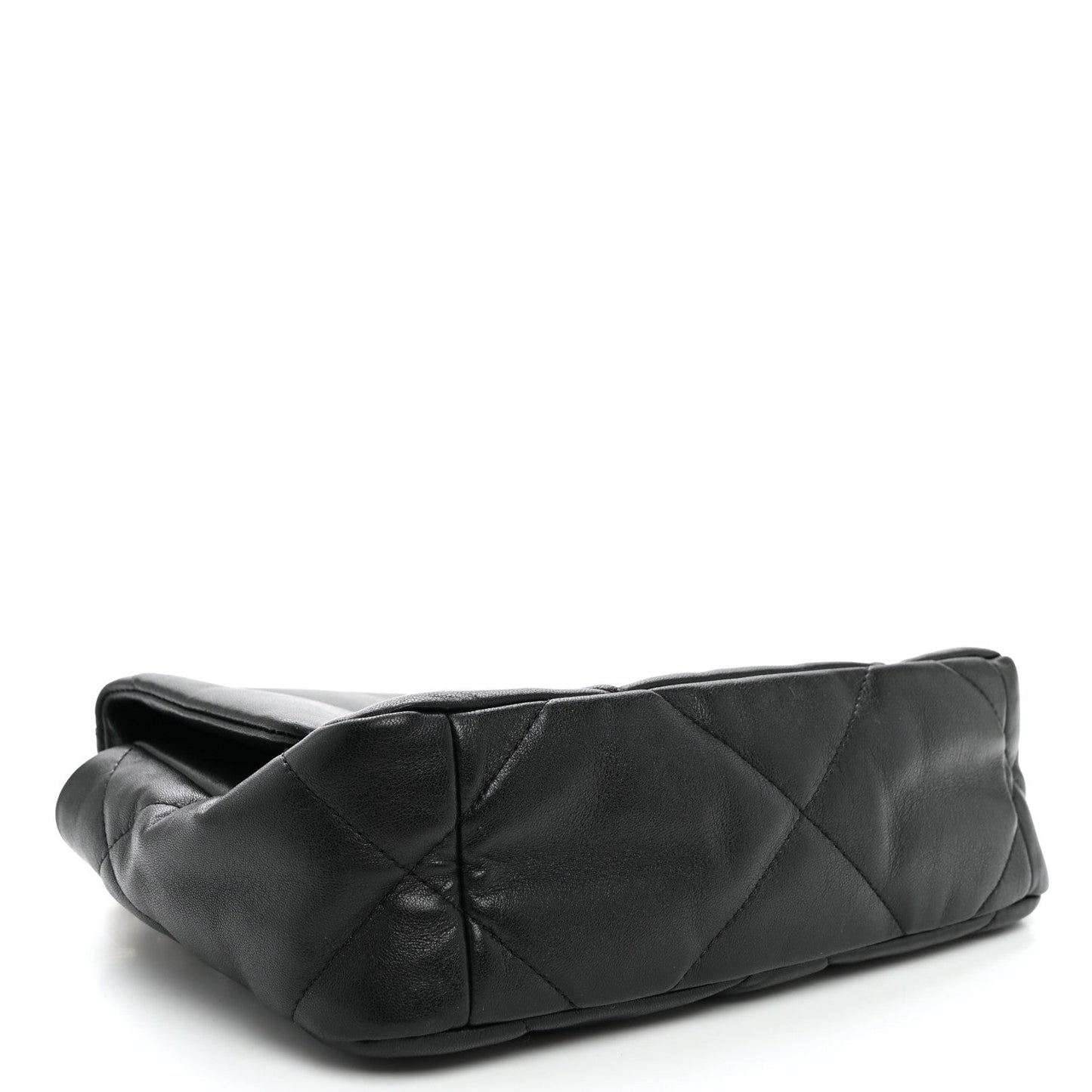 Lambskin Quilted Medium Chanel 19 Flap Black