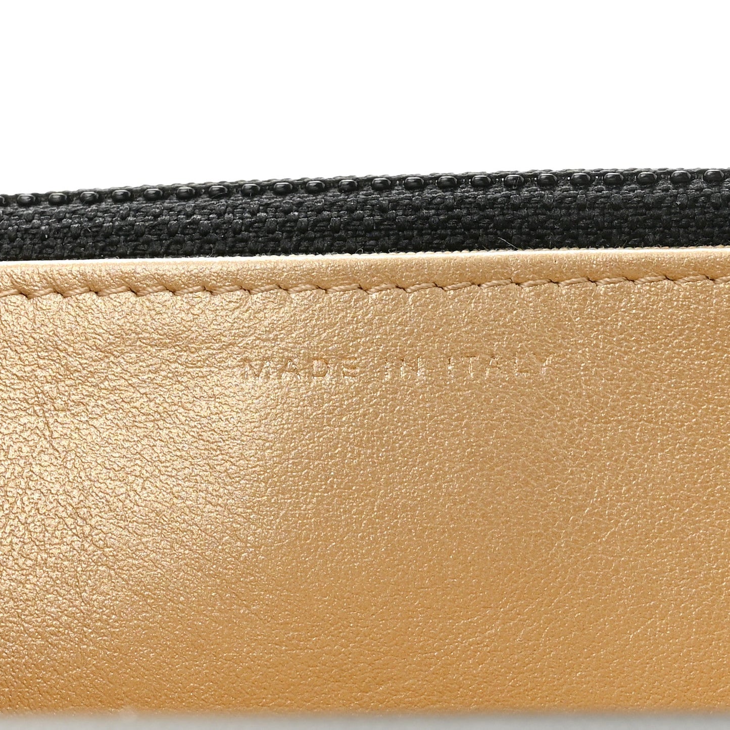 Lambskin Quilted CC Pearl Crush Wallet on Chain WOC Black