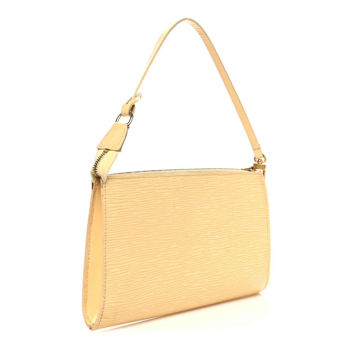 Epi Pochette Accessories 24 Vanilla