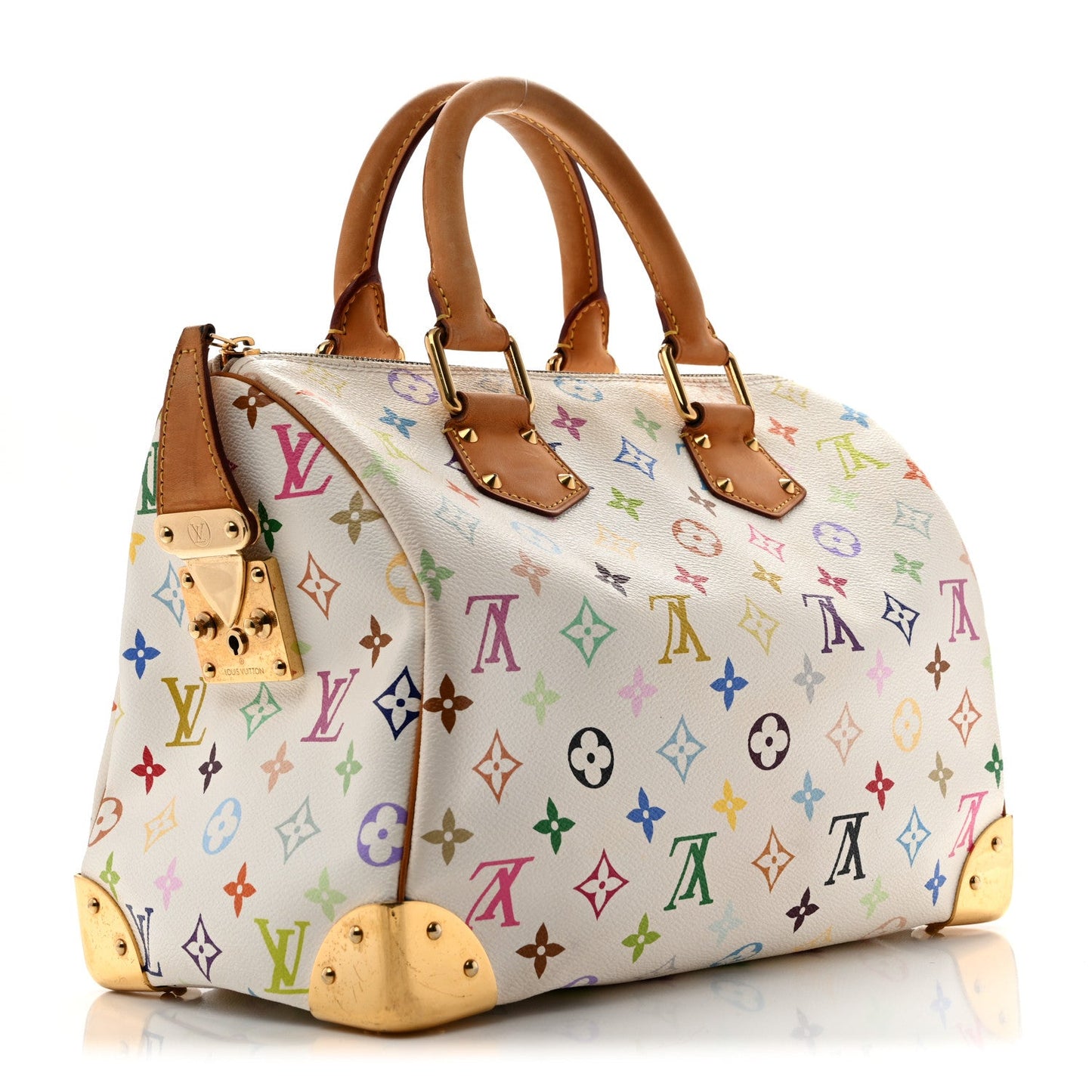 Monogram Multicolor Speedy 30 White