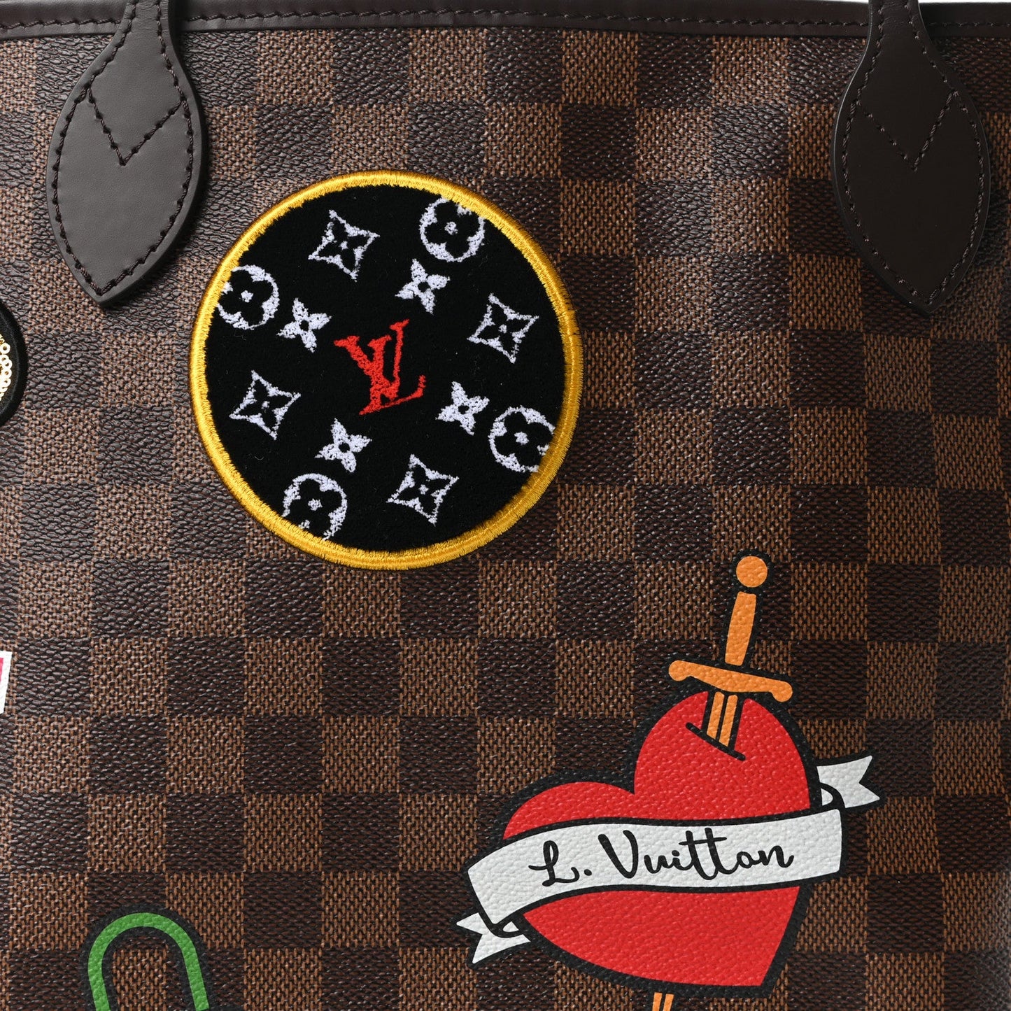 Damier Ebene Travel Stickers Neo Neverfull MM