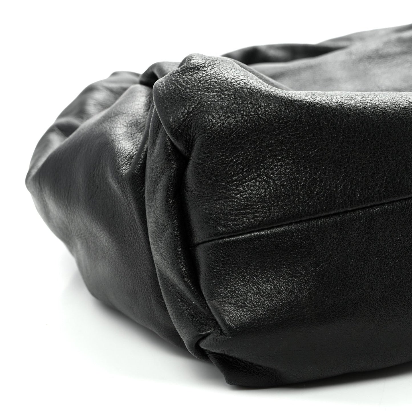 Smooth Butter Calfskin Small The Shoulder Pouch Black