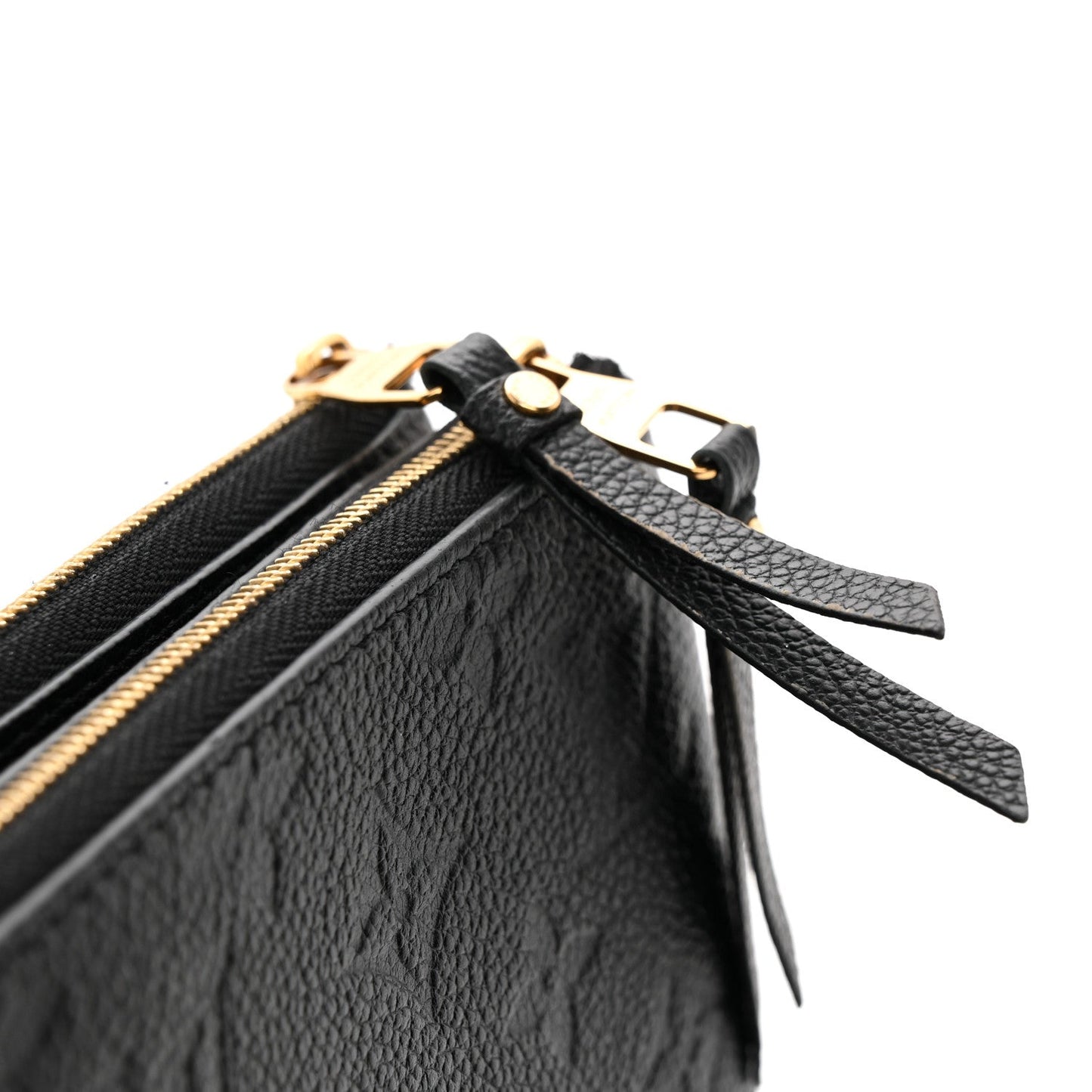 Empreinte Double Zip Pochette Black