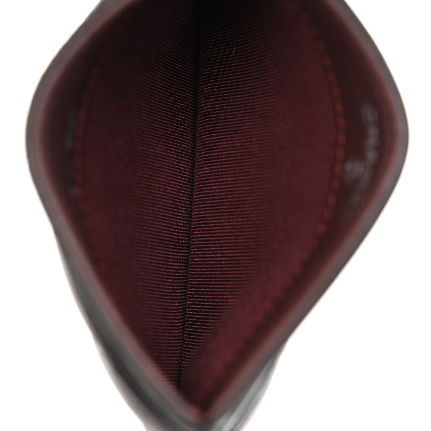 Lambskin Quilted Card Holder Black
