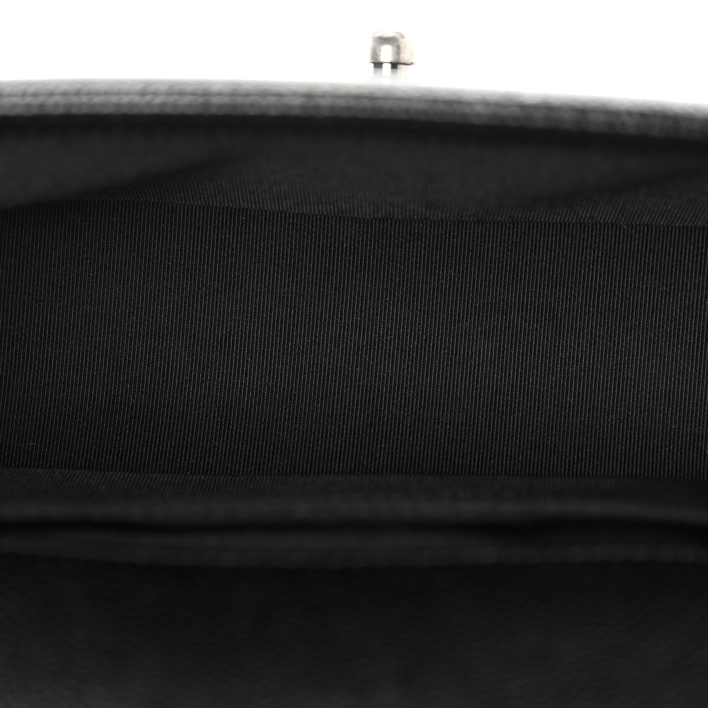 Caviar Quilted Small Boy Flap Black