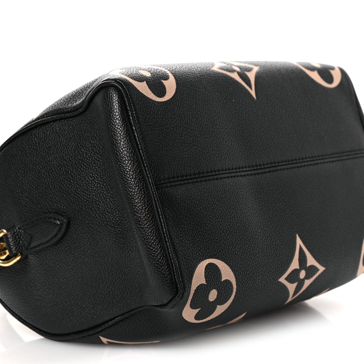 Empreinte Monogram Giant Speedy Bandouliere 25 Black Beige