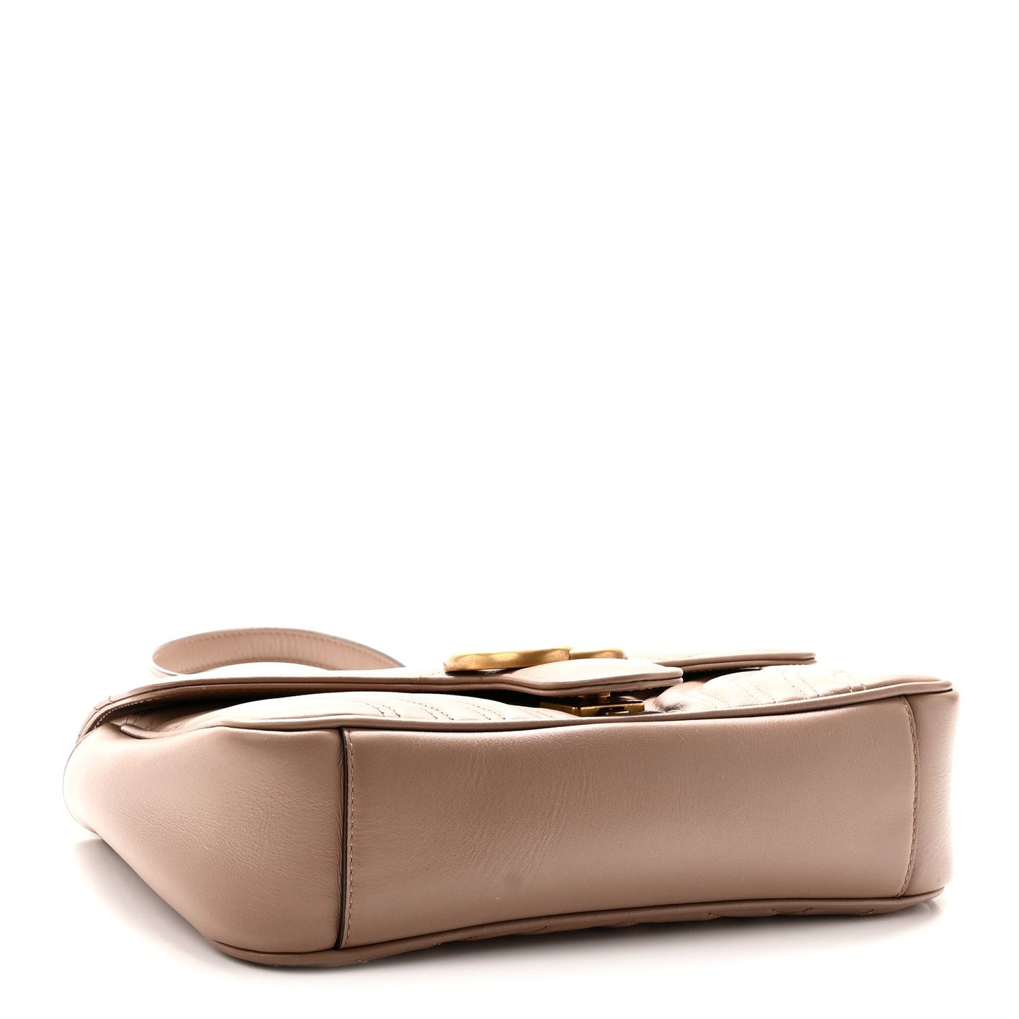 Calfskin Matelasse Small GG Marmont Shoulder Bag Porcelain Rose