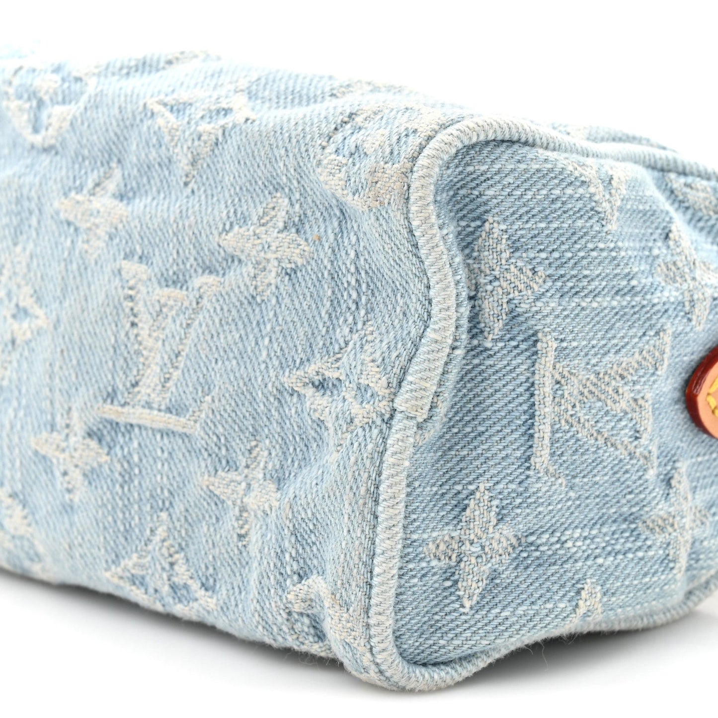 Monogram Denim Nano Speedy Sky Blue