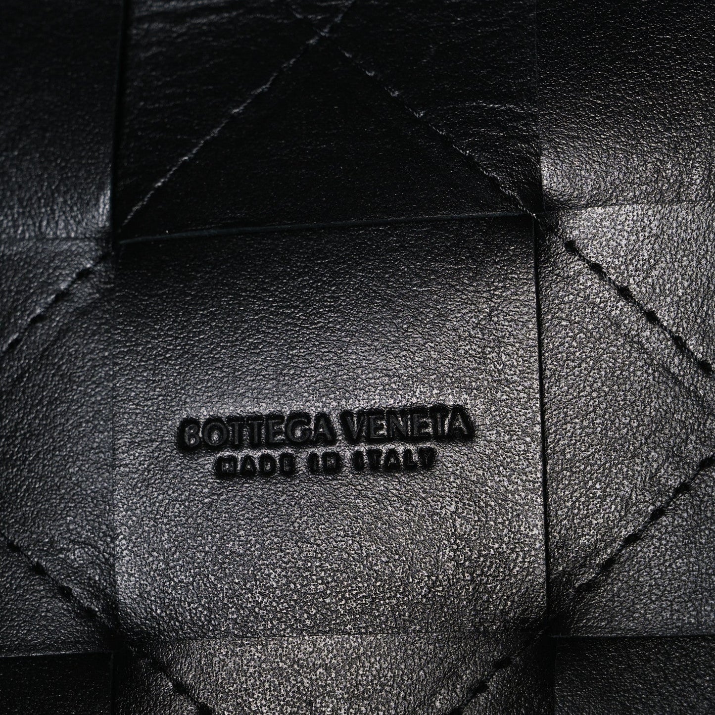 Nappa Maxi Intrecciato Cassette Bucket Bag Black