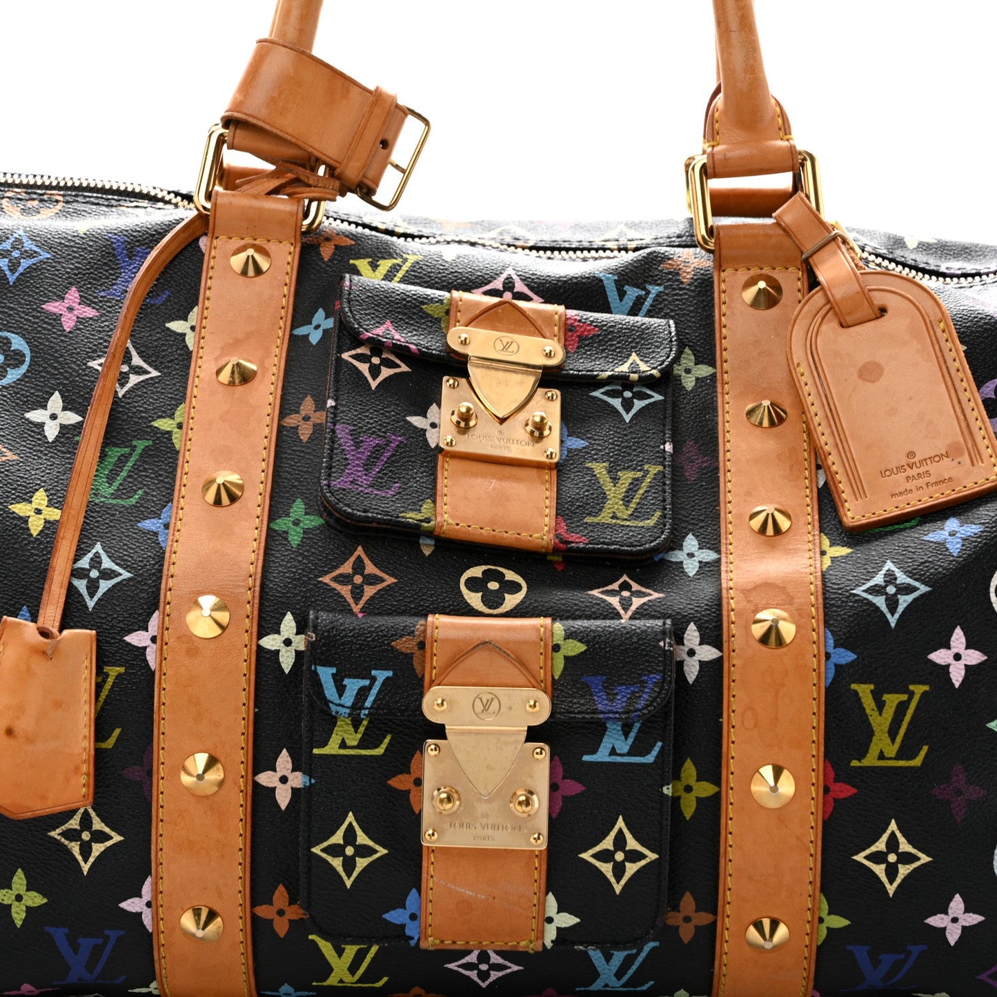 Monogram Multicolor Keepall 45 Black
