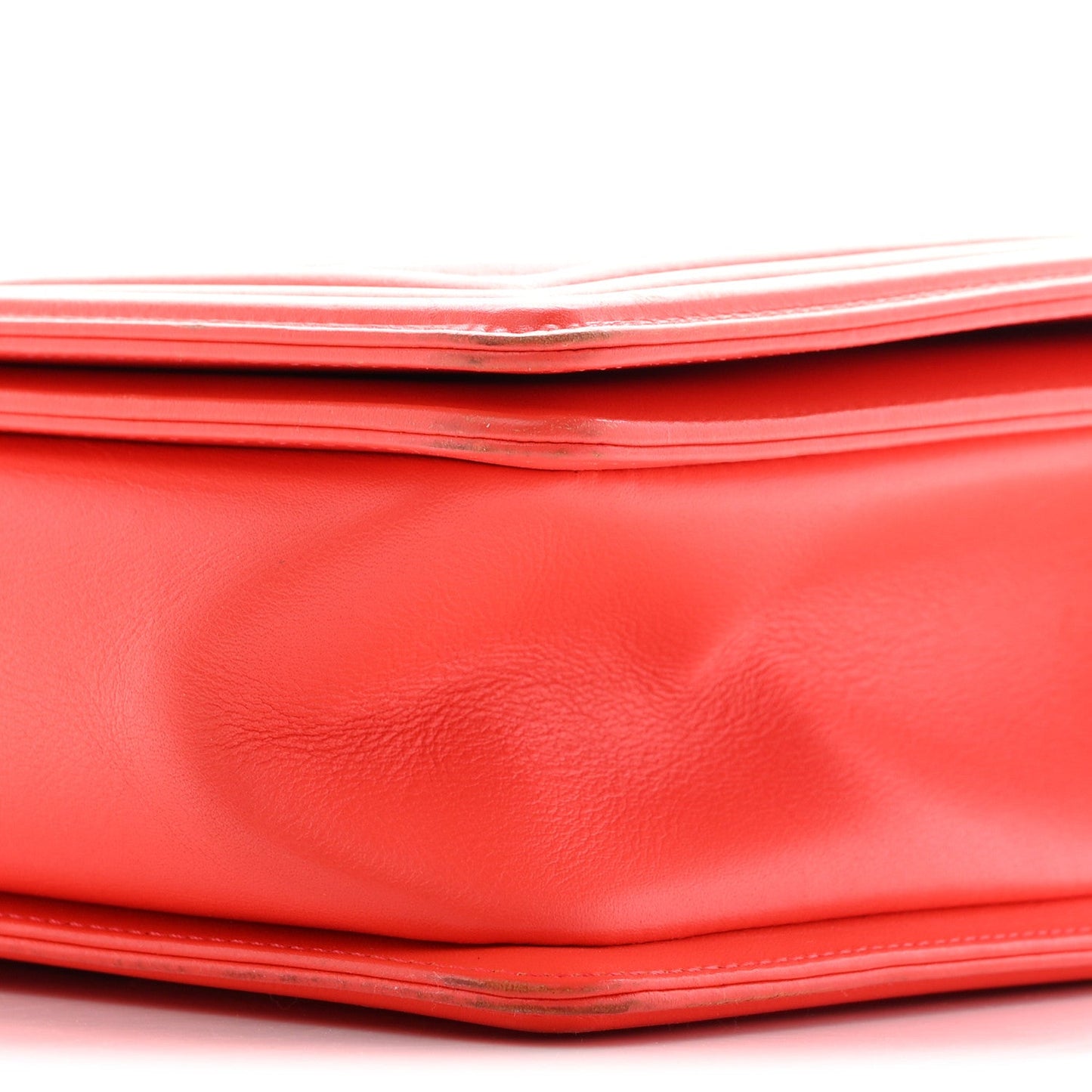 Lambskin Chevron Quilted New Medium Boy Flap Coral