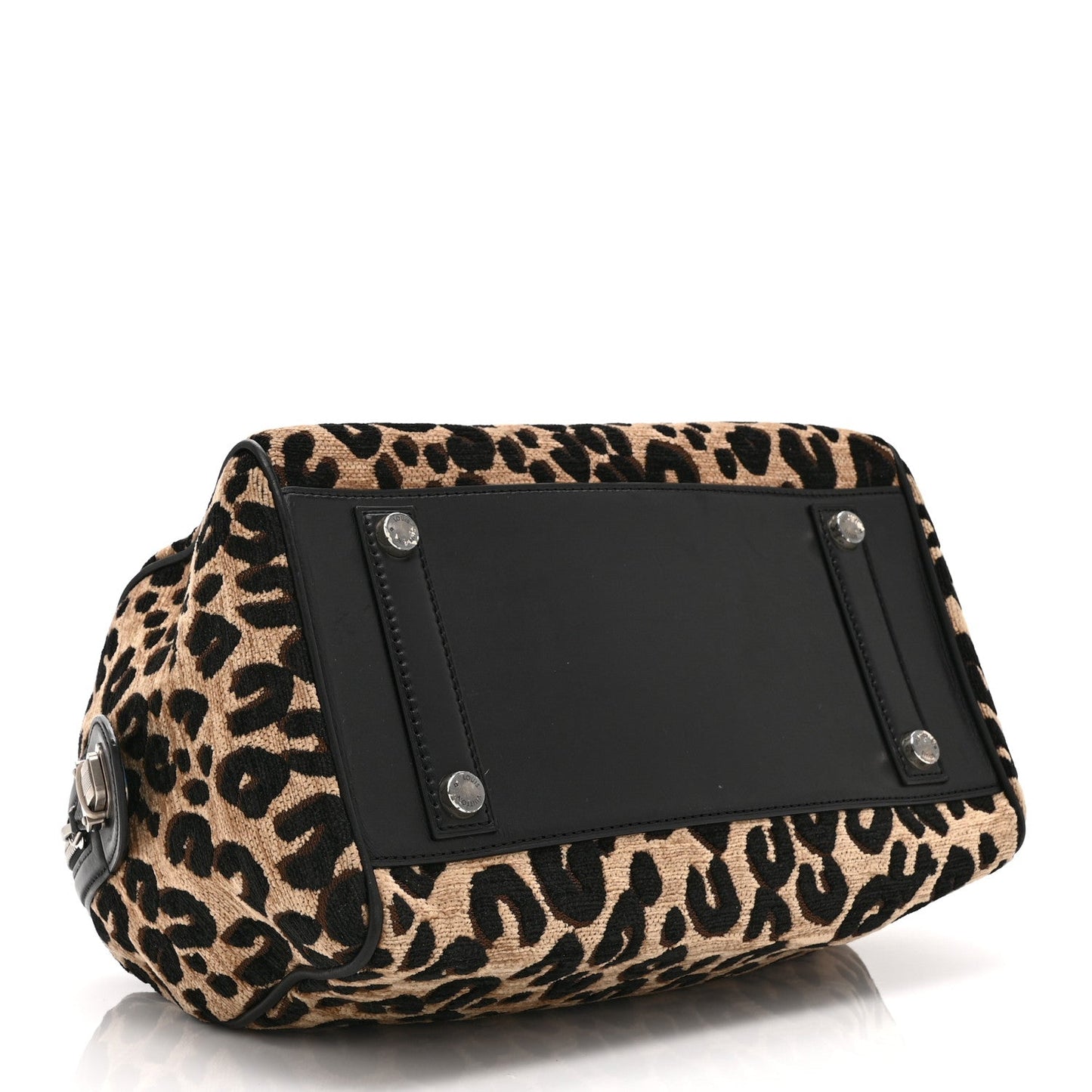 Jacquard Velvet Leopard Print Stephen Sprouse Speedy