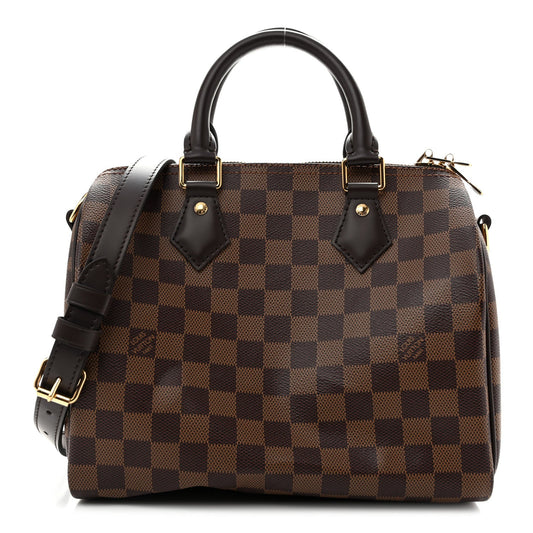Damier Ebene Speedy Bandouliere 25