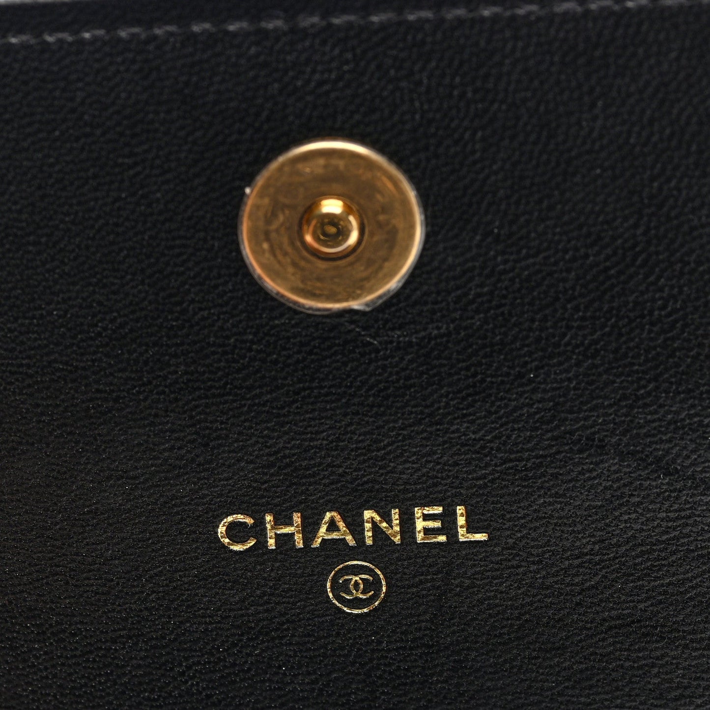 Lambskin Quilted CC Pearl Enamel Clutch on Chain WOC Black