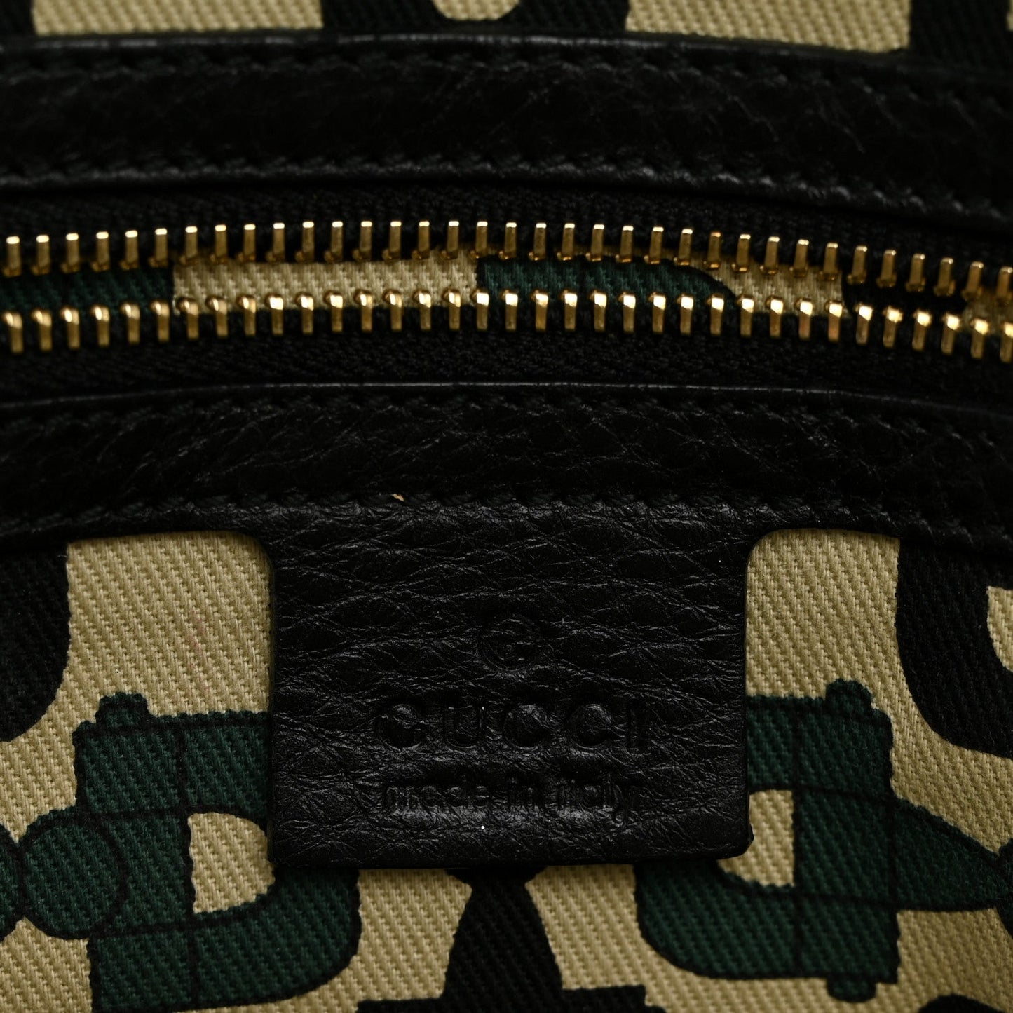 Calfskin Guccissima Signoria Bowler Bag Black