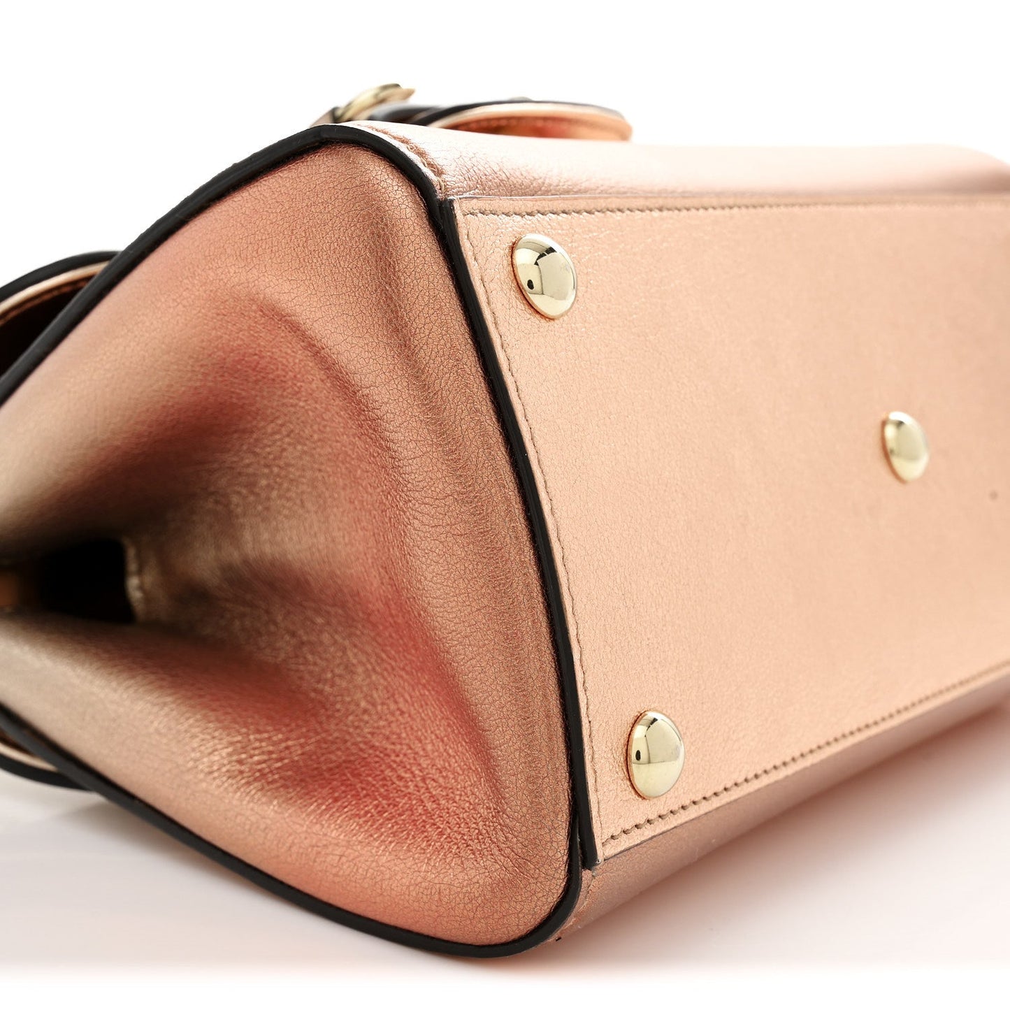 Metallic Mini Horsebit 1955 Top Handle Flap Bag Multicolor