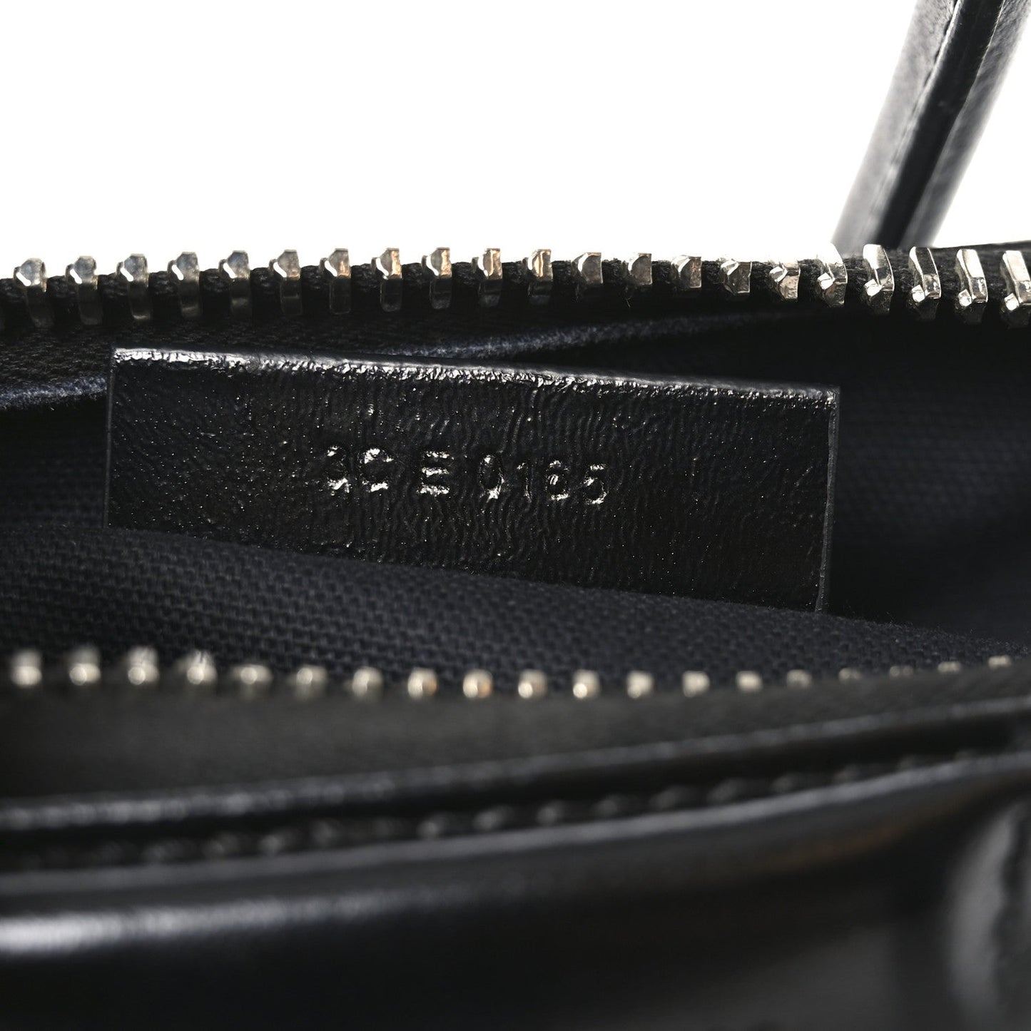 Shiny Lord Calfskin Mini Antigona Black