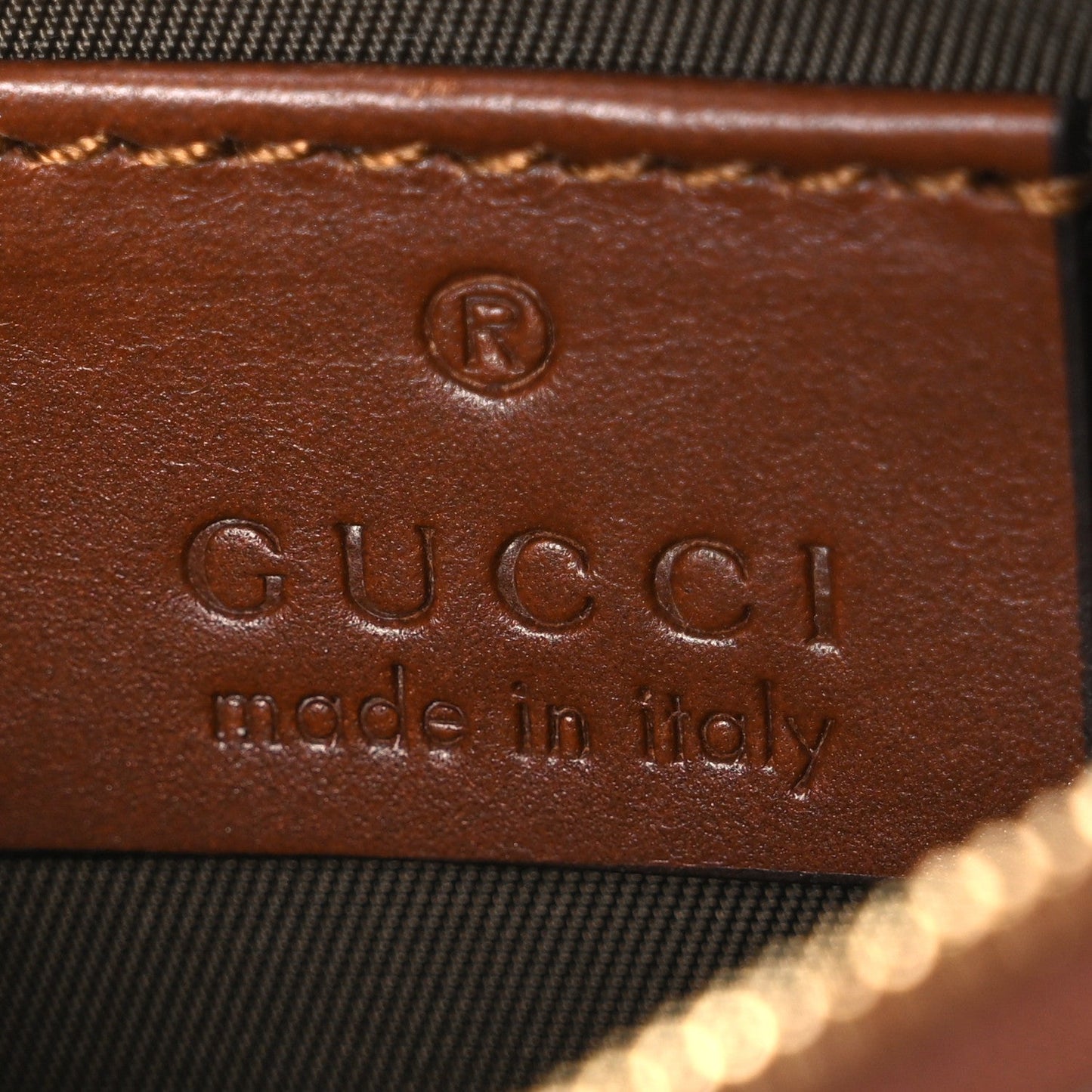GG Supreme Monogram Key Case Brown