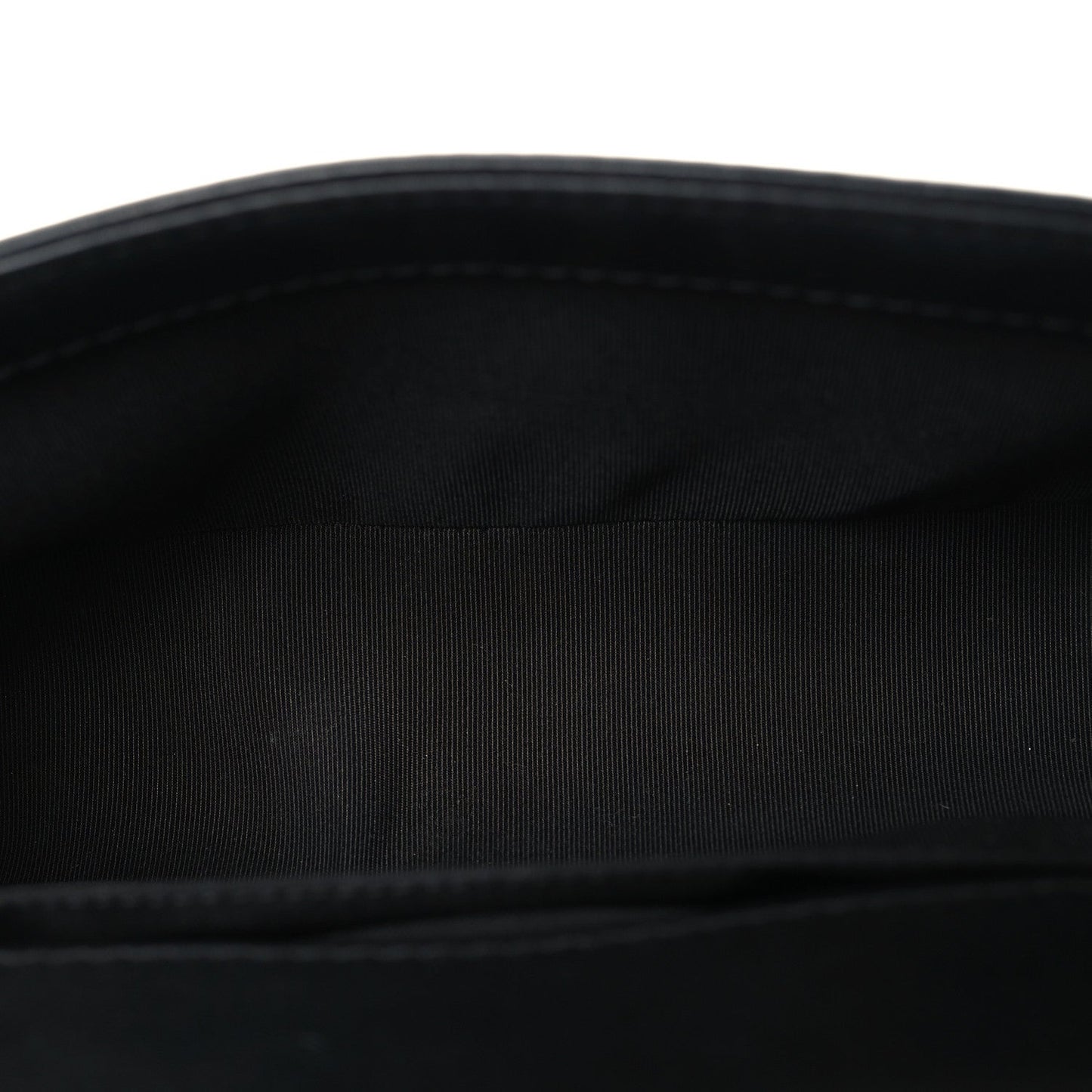 Calfskin Quilted Small Boy Top Handle Flap Black