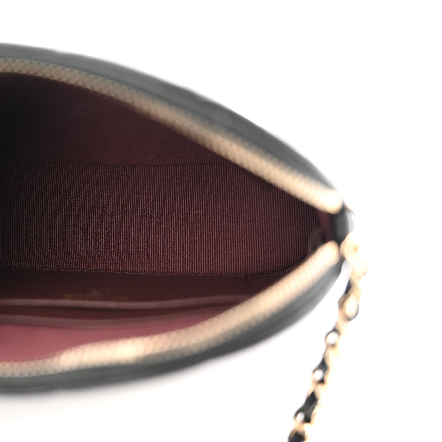 Caviar Quilted Mini Classic Clutch With Chain Black
