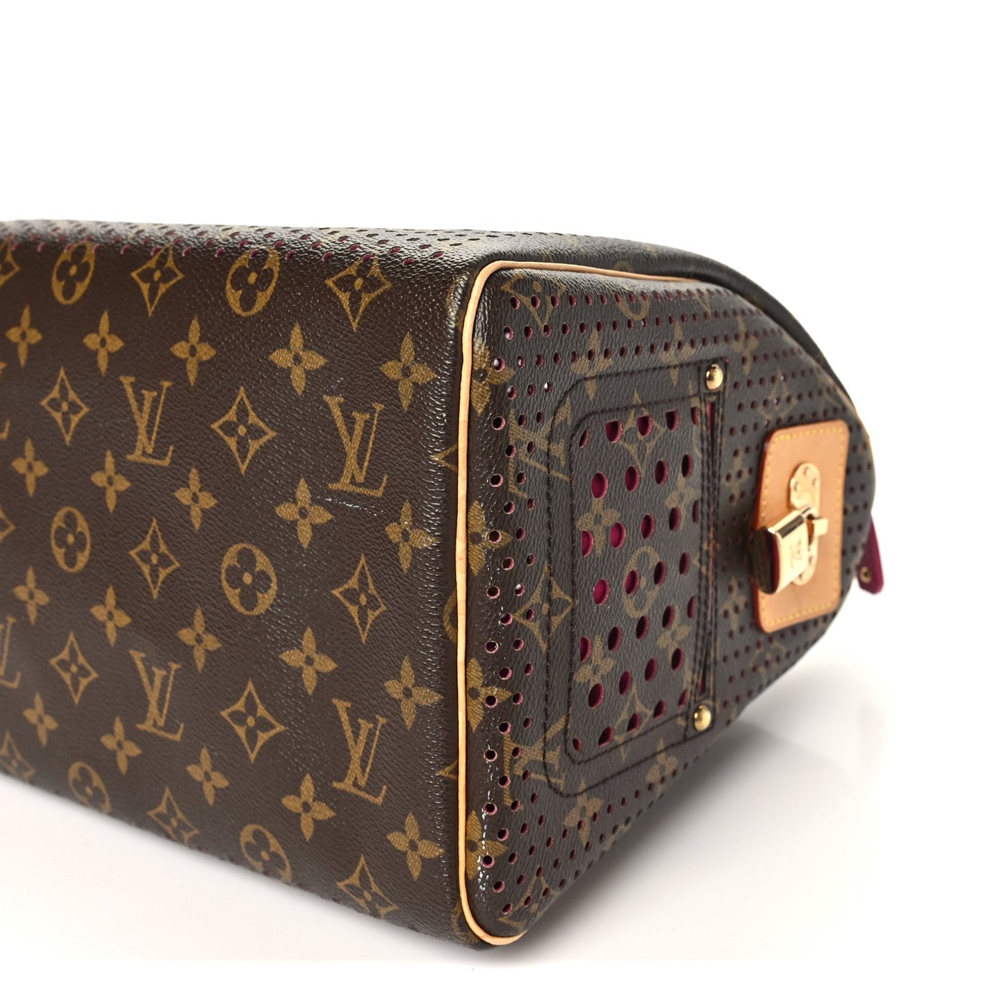 Monogram Perforated Speedy 30 Fuchsia
