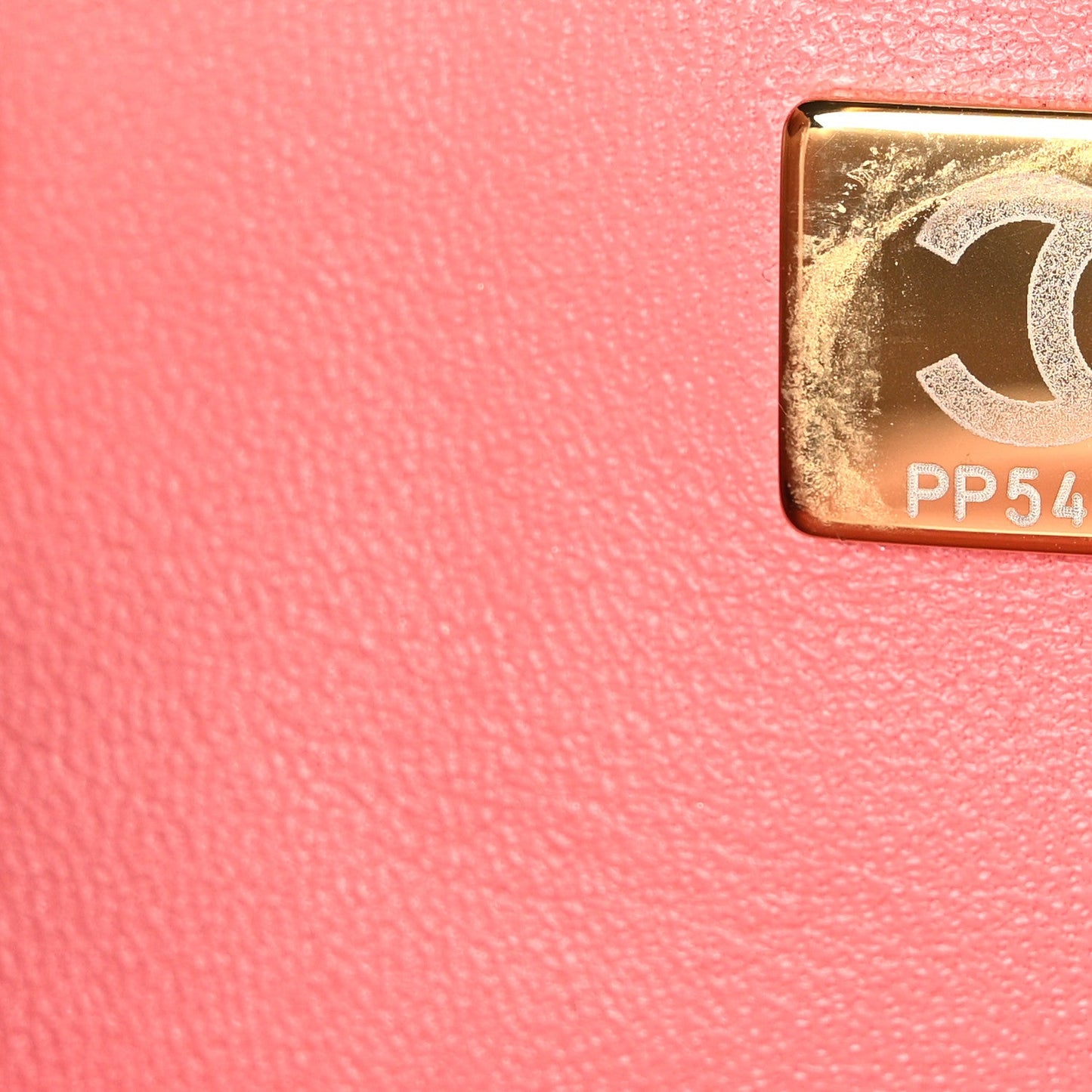 Iridescent Lambskin Quilted Mini Rectangular Flap Pink