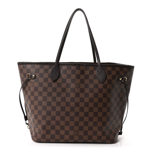 Damier Ebene Neo Neverfull MM Rose Ballerine