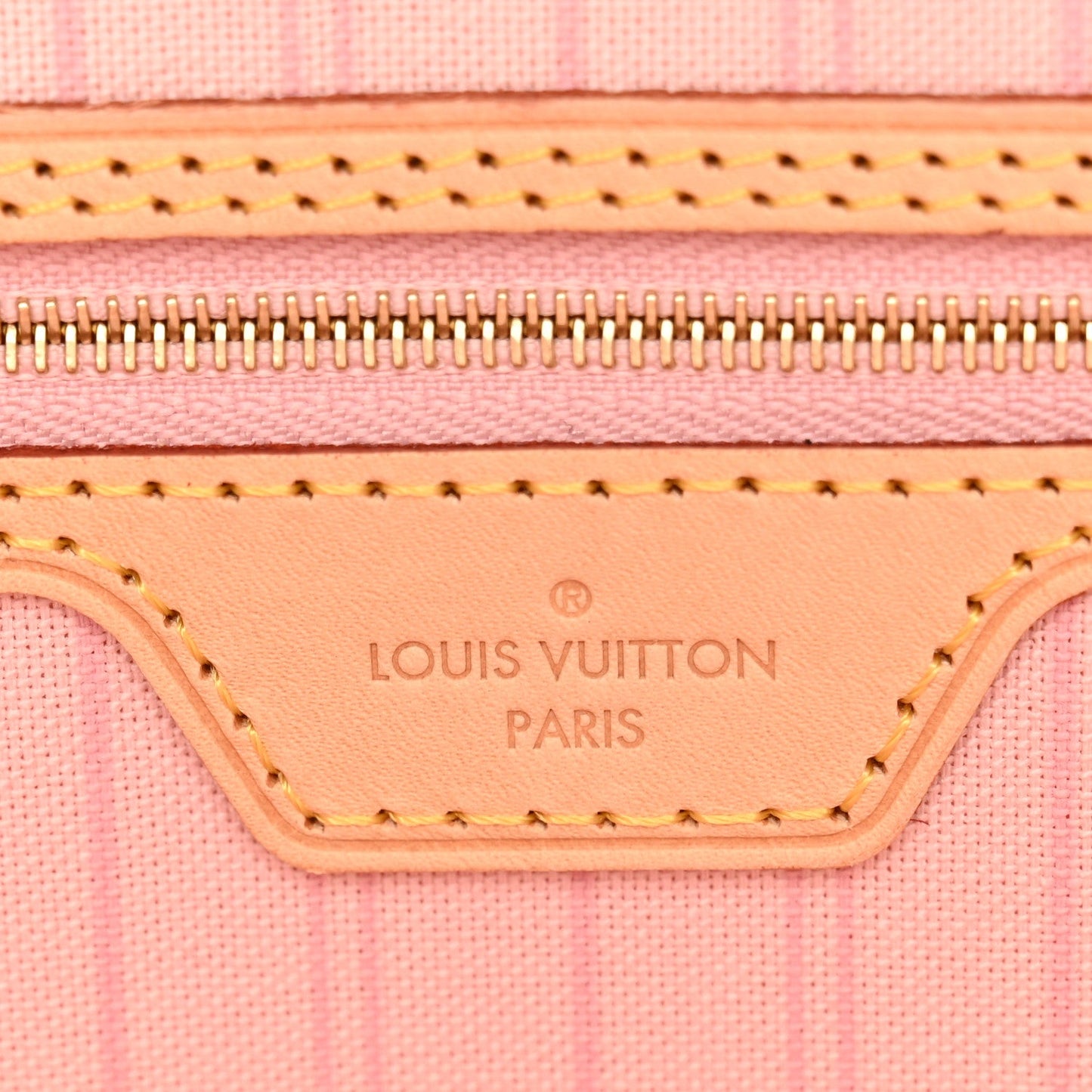 Damier Azur Neo Neverfull MM Rose Ballerine