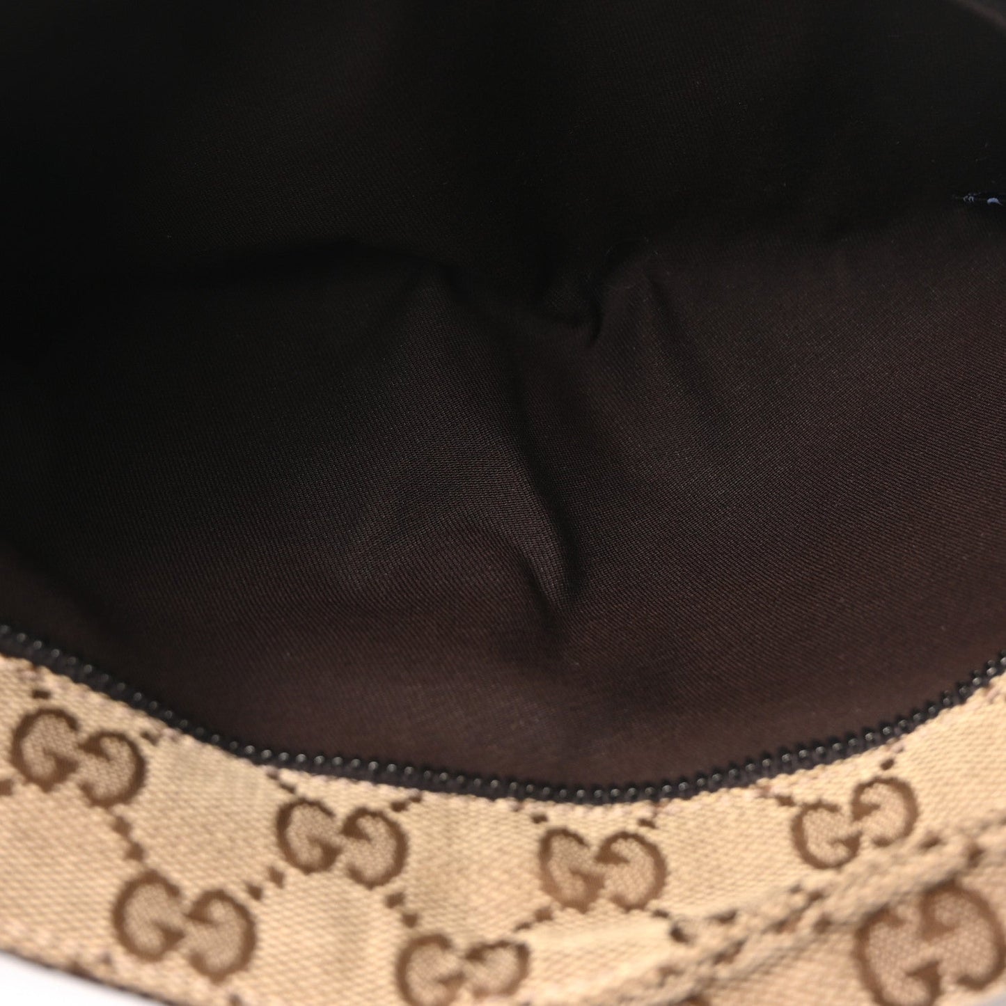 Monogram Web Belt Bag Dark Brown