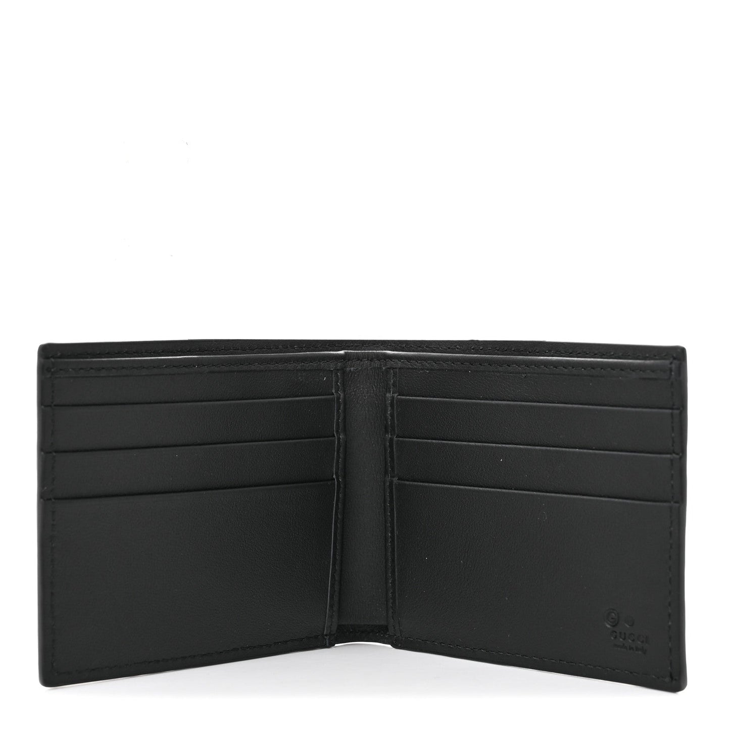 Microguccissima Bi-Fold Wallet Black