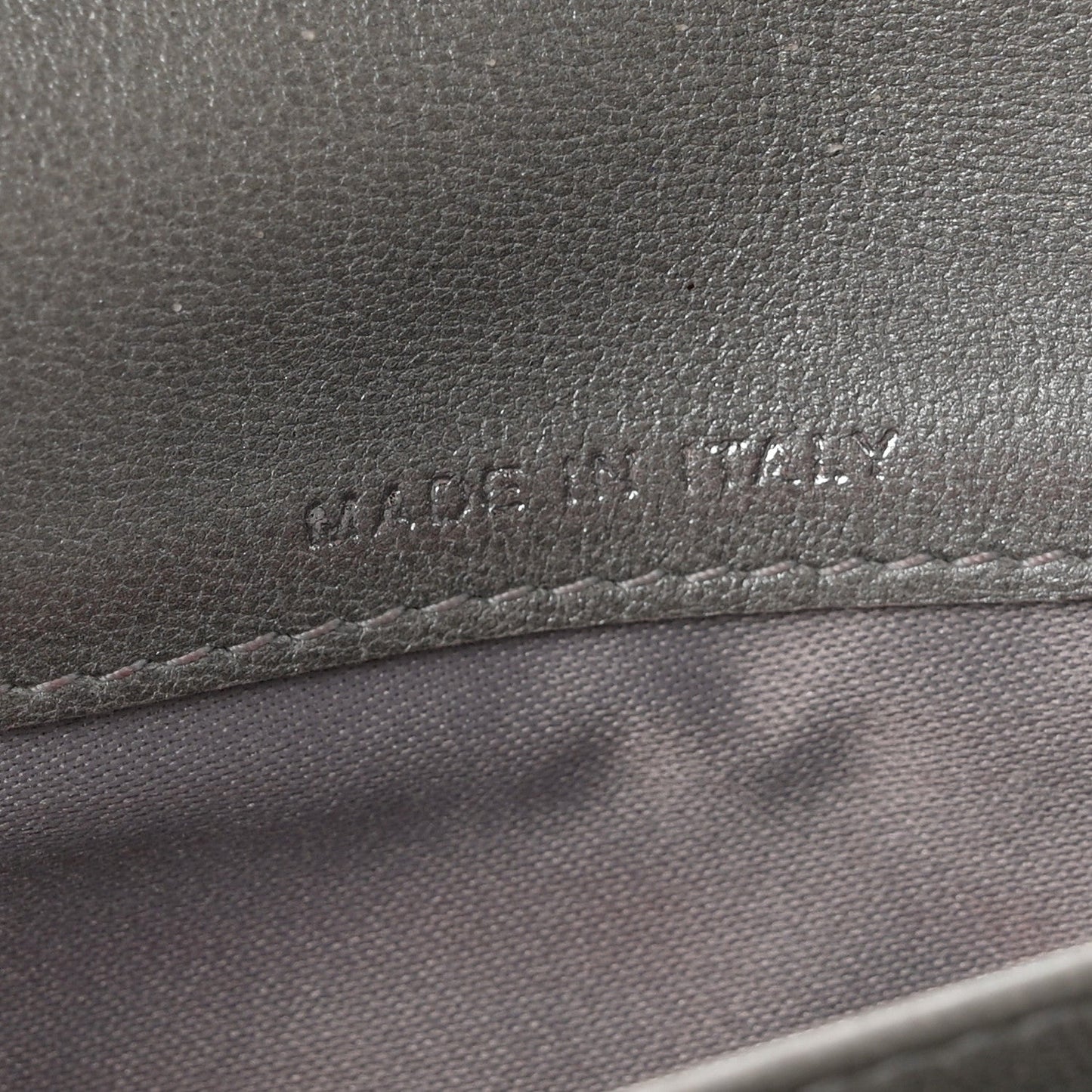 Lambskin Camellia Embossed Yen Wallet Black