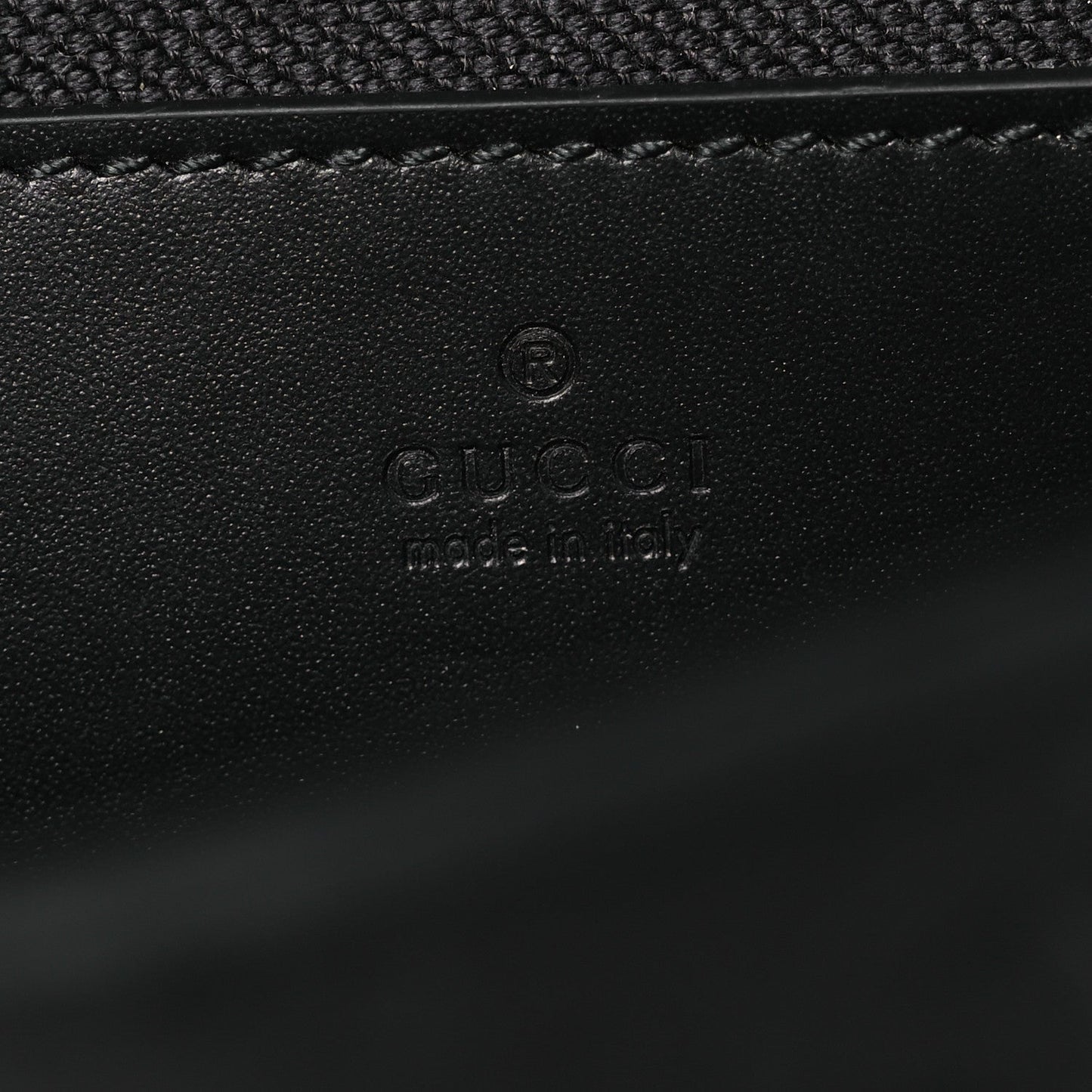 Gilbert Calfskin GG Super Mini Shoulder Bag Black
