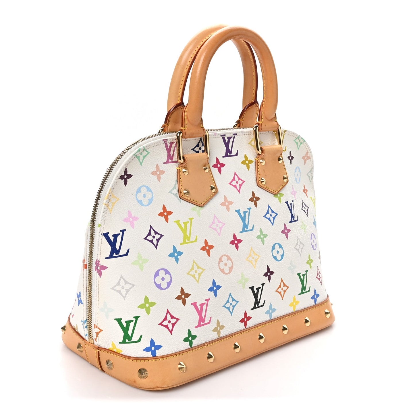Monogram Multicolor Alma PM White