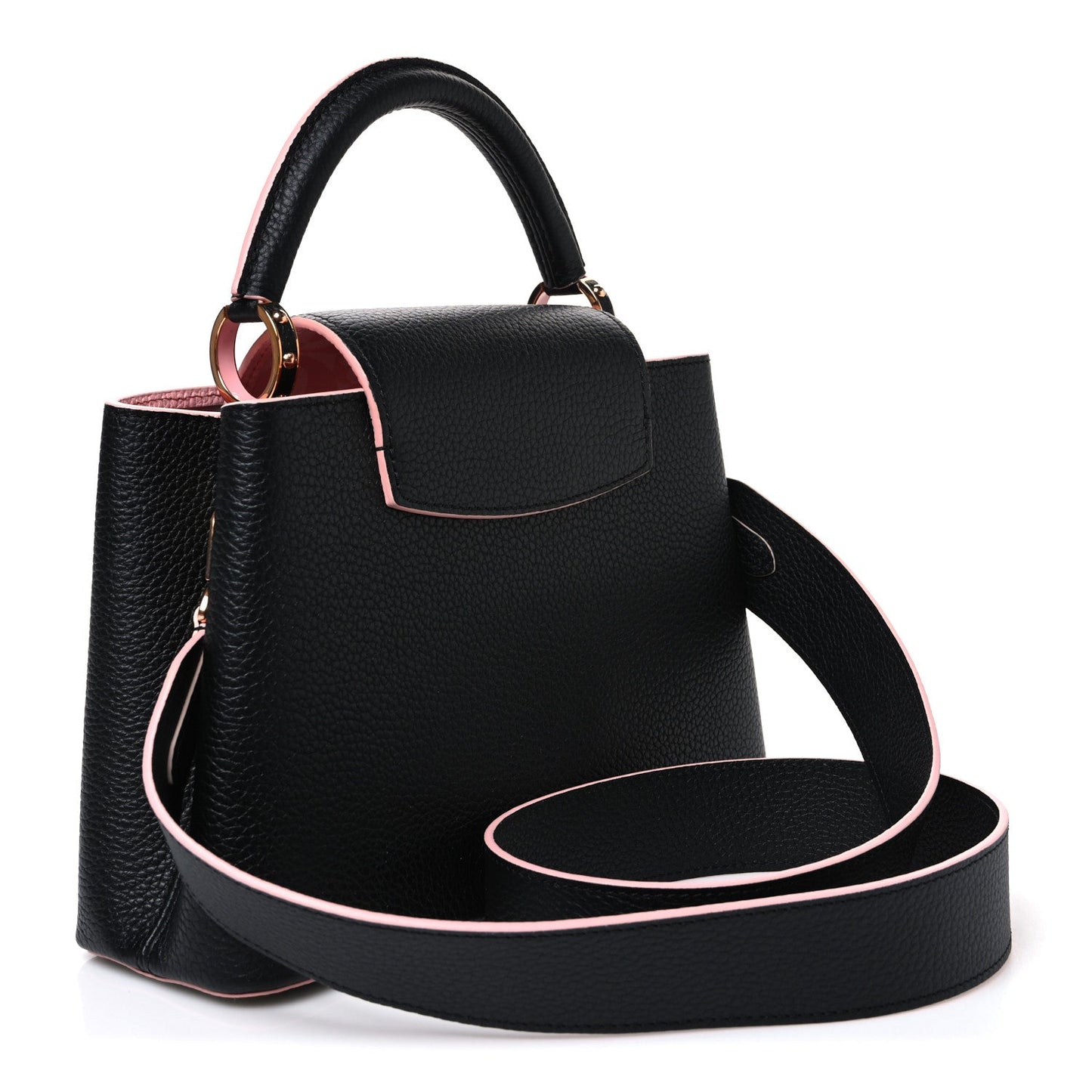 Taurillon Capucines BB Black Pink