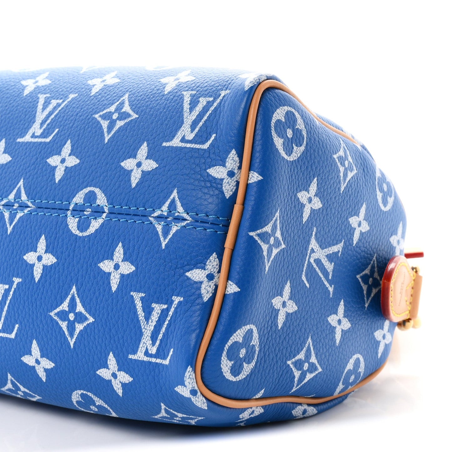 Calfskin Monogram Speedy P9 Bandouliere 20 Blue