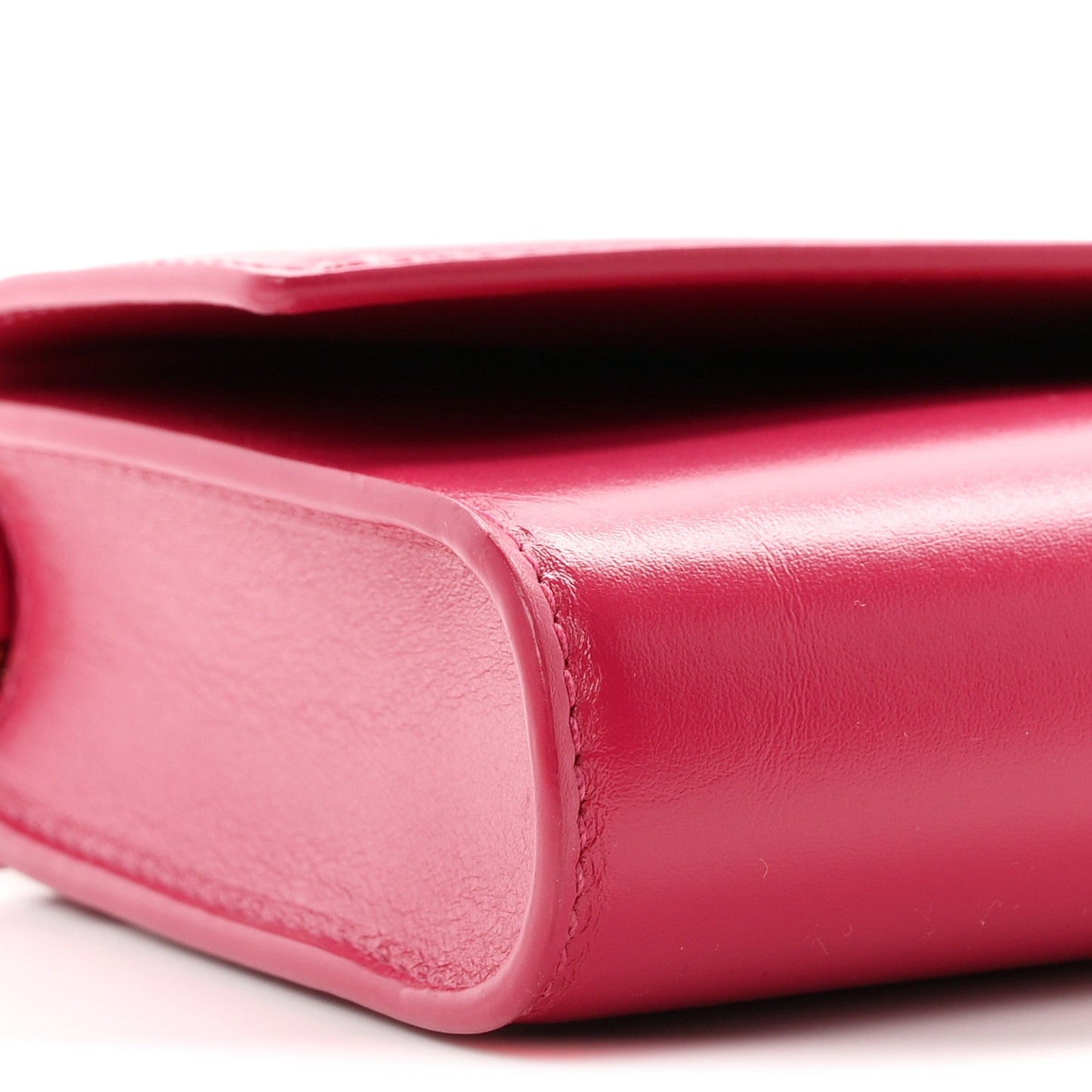 Calfskin LV Wallet On Chain Capucines Raspberry