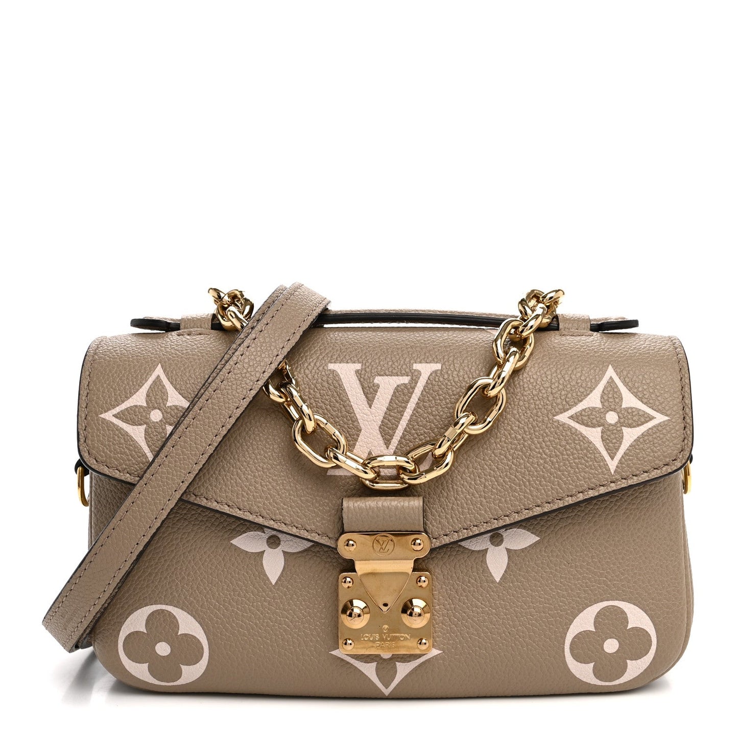 Empreinte Monogram Giant Pochette Metis East West Tourterelle Creme