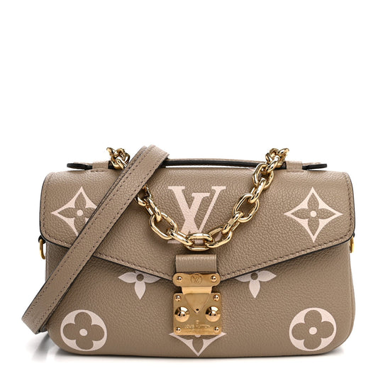 Empreinte Monogram Giant Pochette Metis East West Tourterelle Creme
