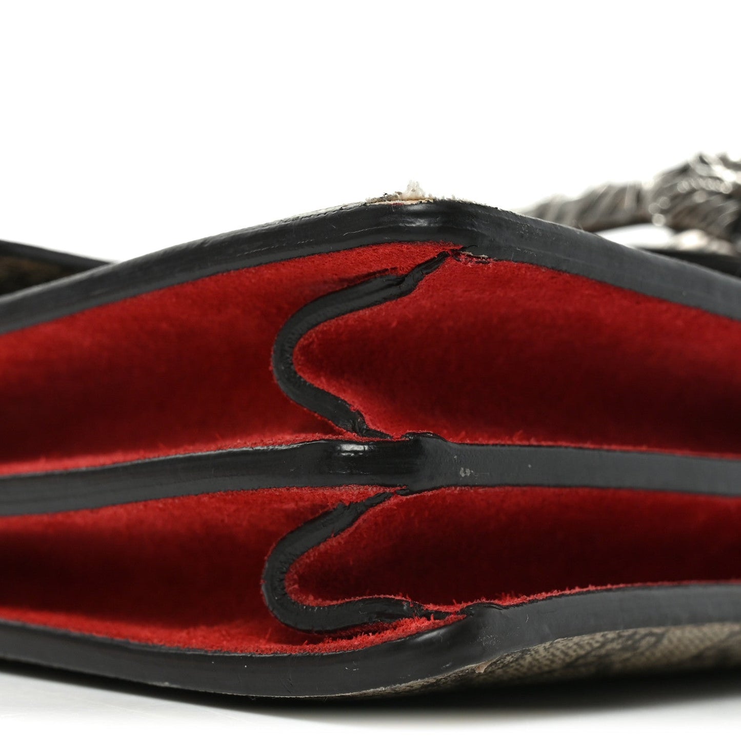GG Supreme Monogram Small Dionysus Shoulder Bag Red