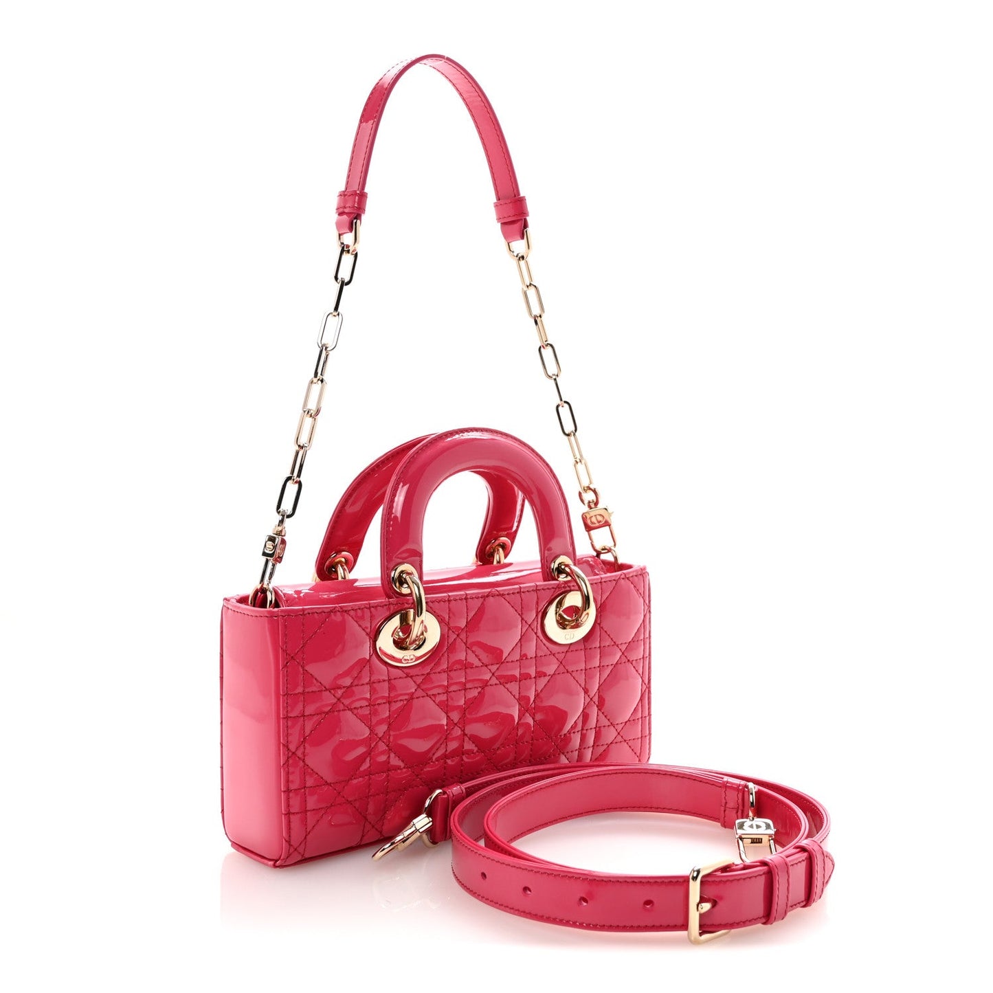 Patent Cannage Small Lady D-Joy Mexican Red