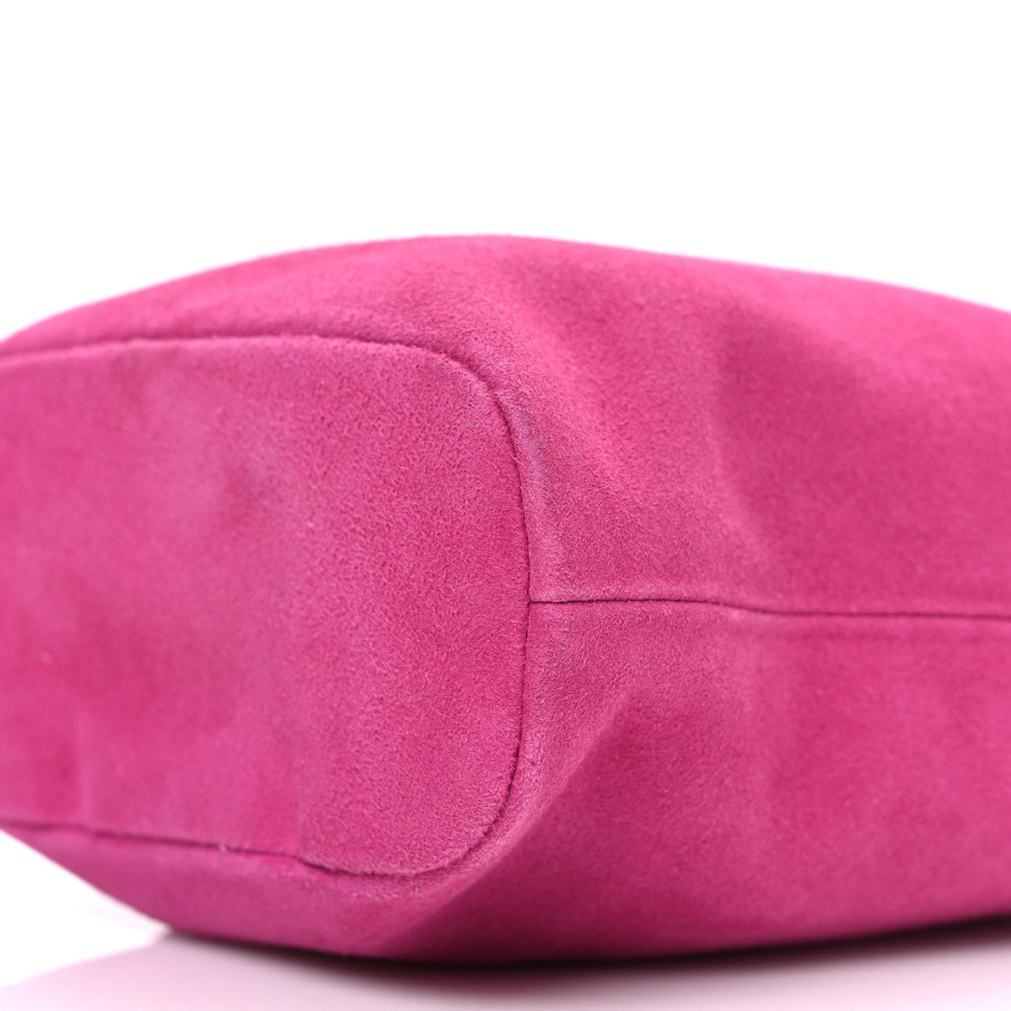 Camoscio Mini Drawstring Bag Fuxia