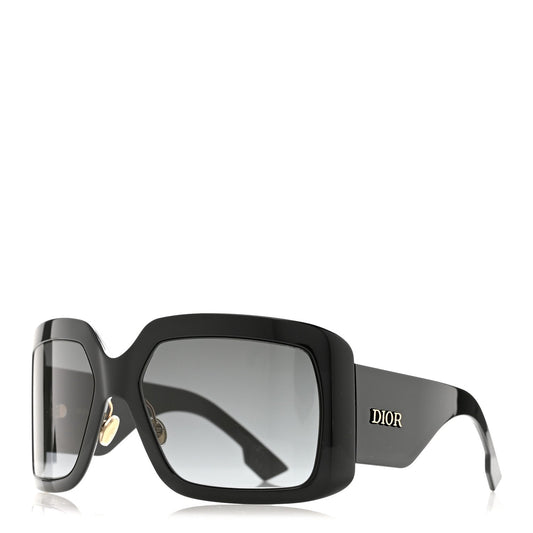 Acetate Dior SoLight2 Square Sunglasses Black