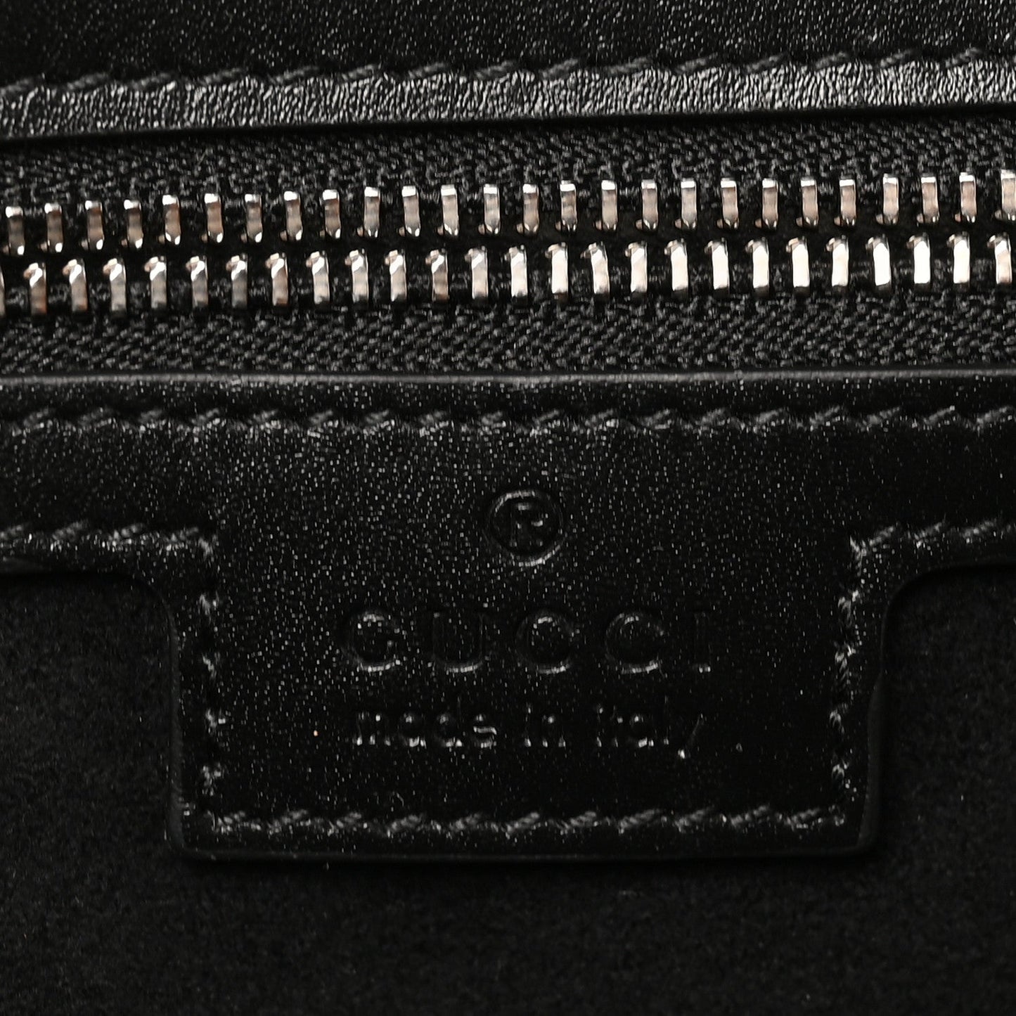 Senna Calfskin Petite GG Top Handle Shoulder Bag Black