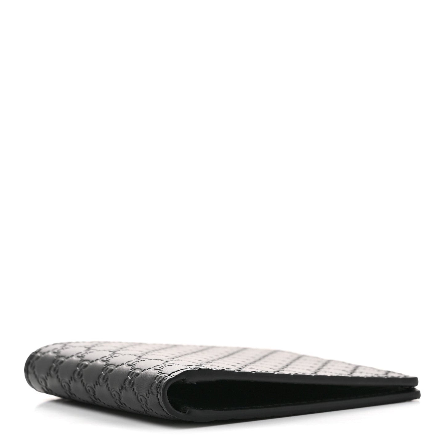 Microguccissima Bi-Fold Wallet Black
