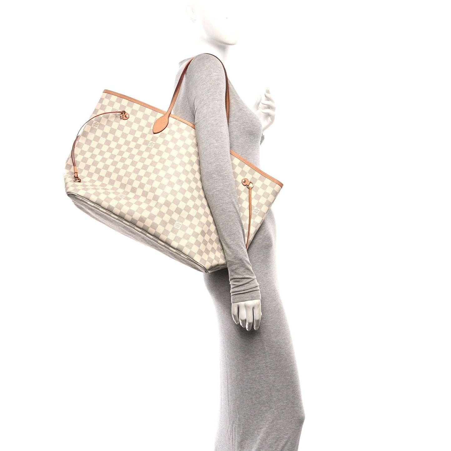 Damier Azur Neo Neverfull GM Rose Ballerine