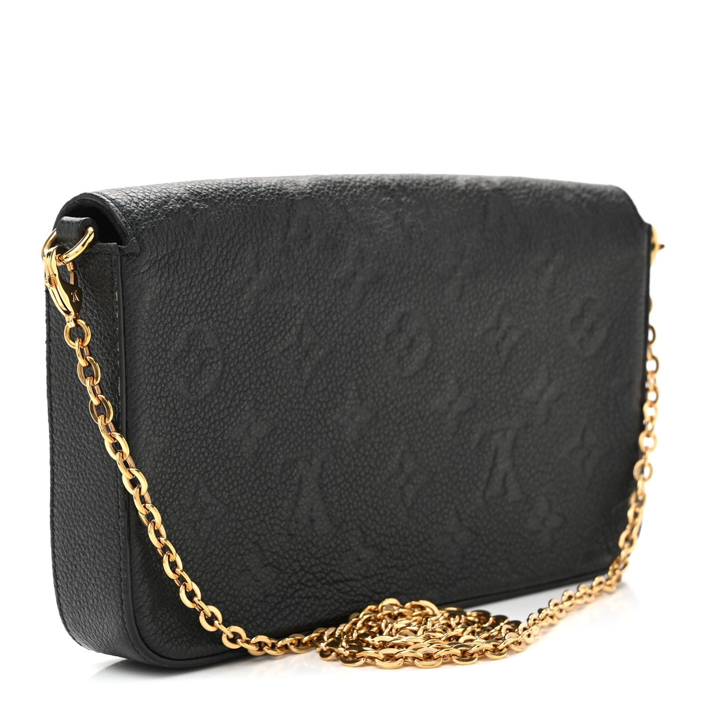 Empreinte Pochette Felicie Chain Wallet Black