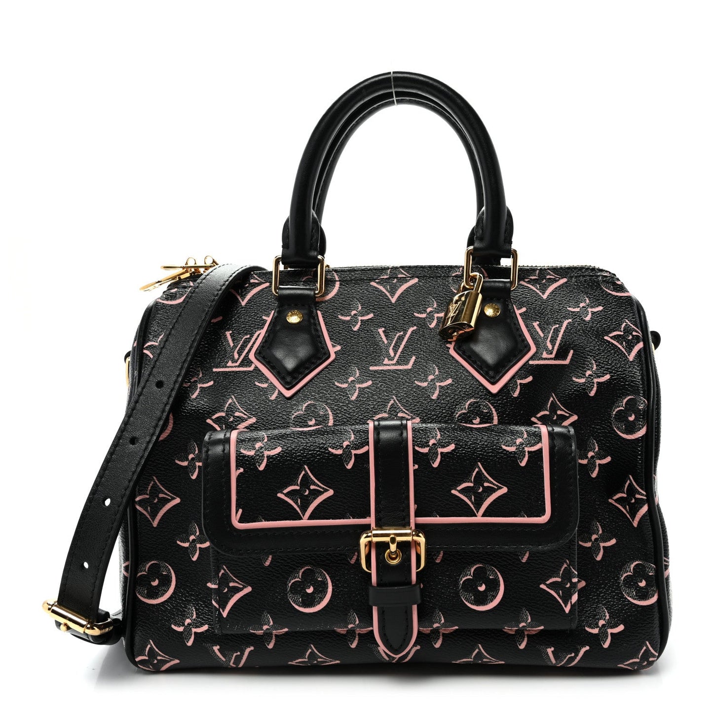 Monogram Fall for You Speedy Bandouliere 25 Black