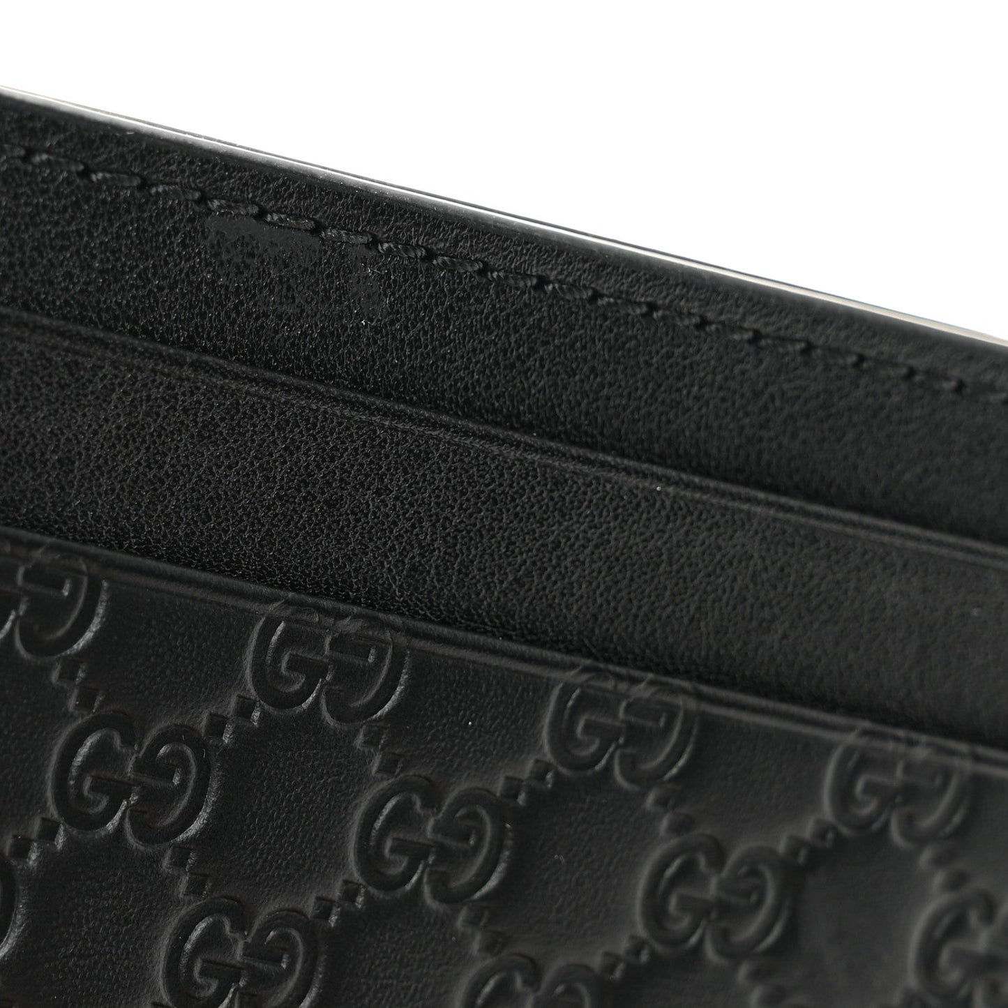 Microguccissima Card Holder Black